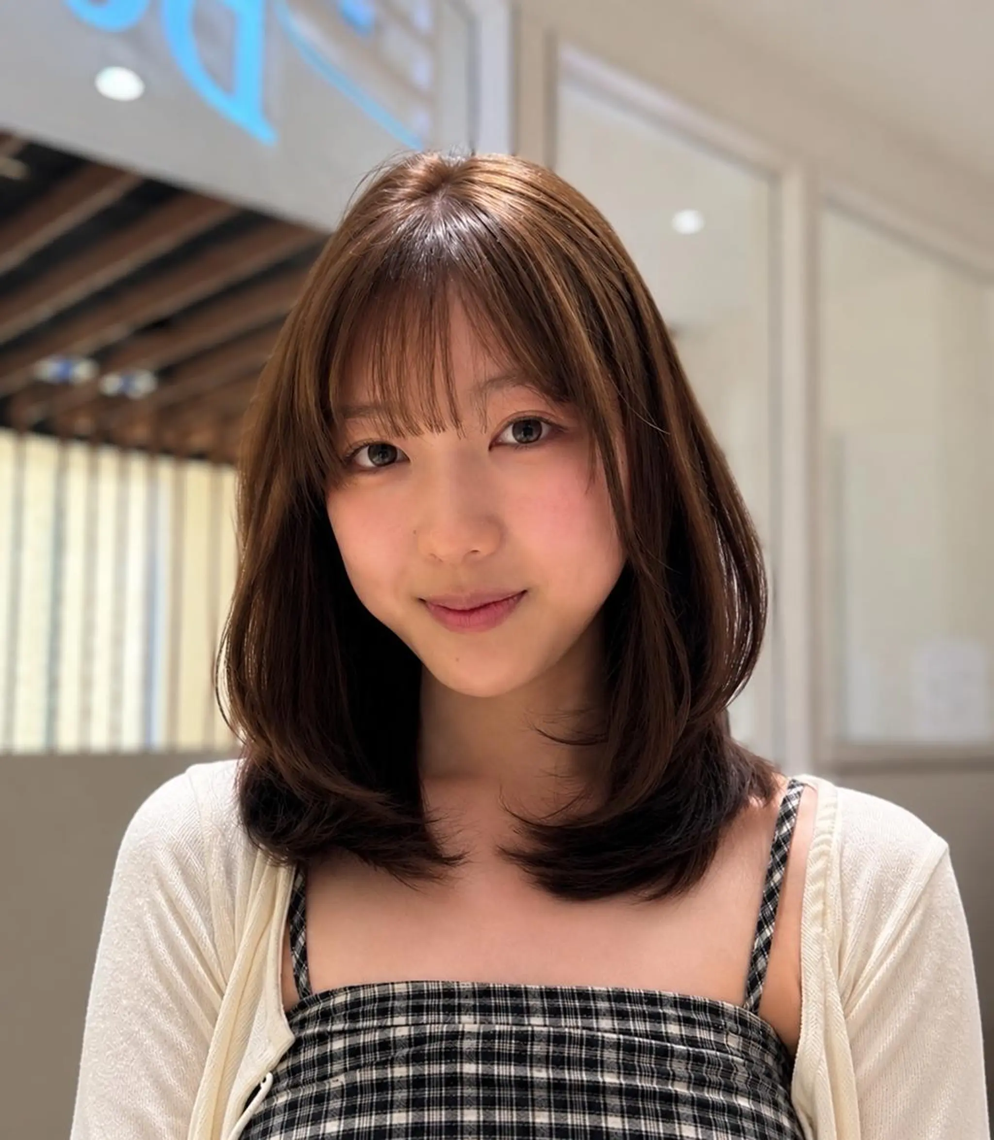 ミディアム カラー カット ヘアカラー トリートメント 髪質改善/透明感 カラー/松尾美南海のヘアスタイル