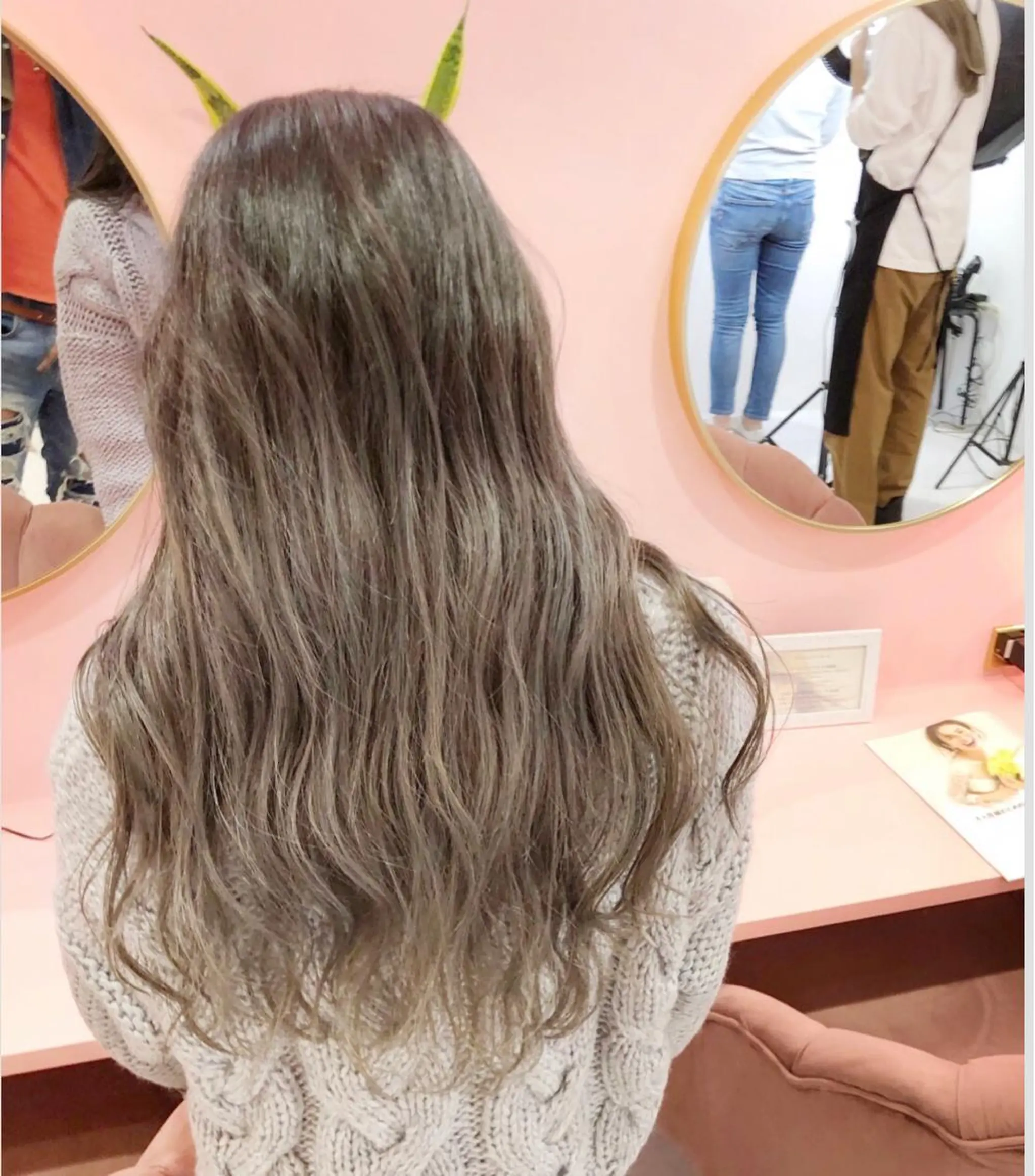 ロング カラー プル艶職人/ にしものヘアスタイル