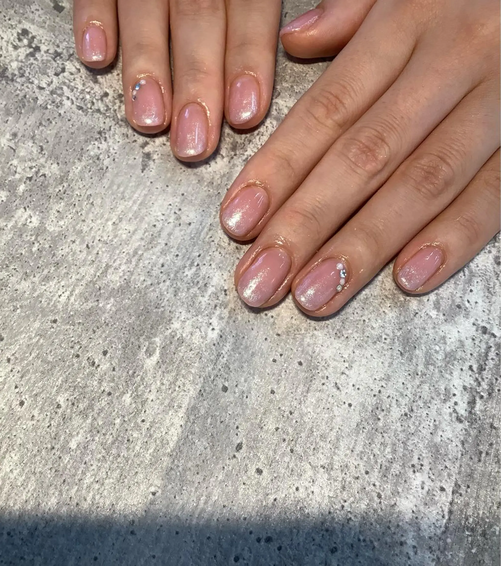 ネイル オフィスネイル シンプルネイル 横尾 麻里のネイルデザイン