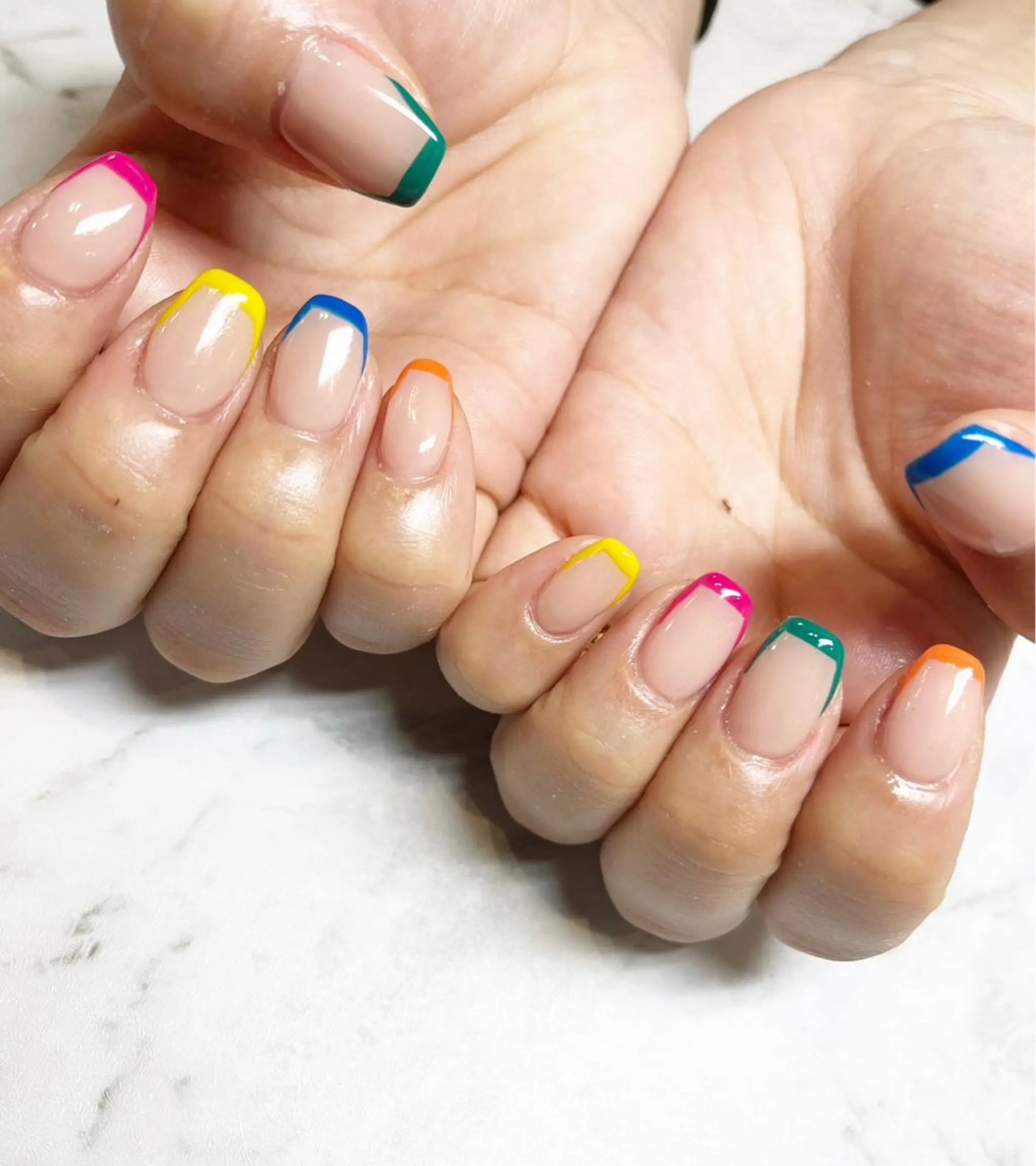 ネイル アートネイル ジェルネイル ニュアンスネイル 冬ネイル #Amin nail salonのネイルデザイン