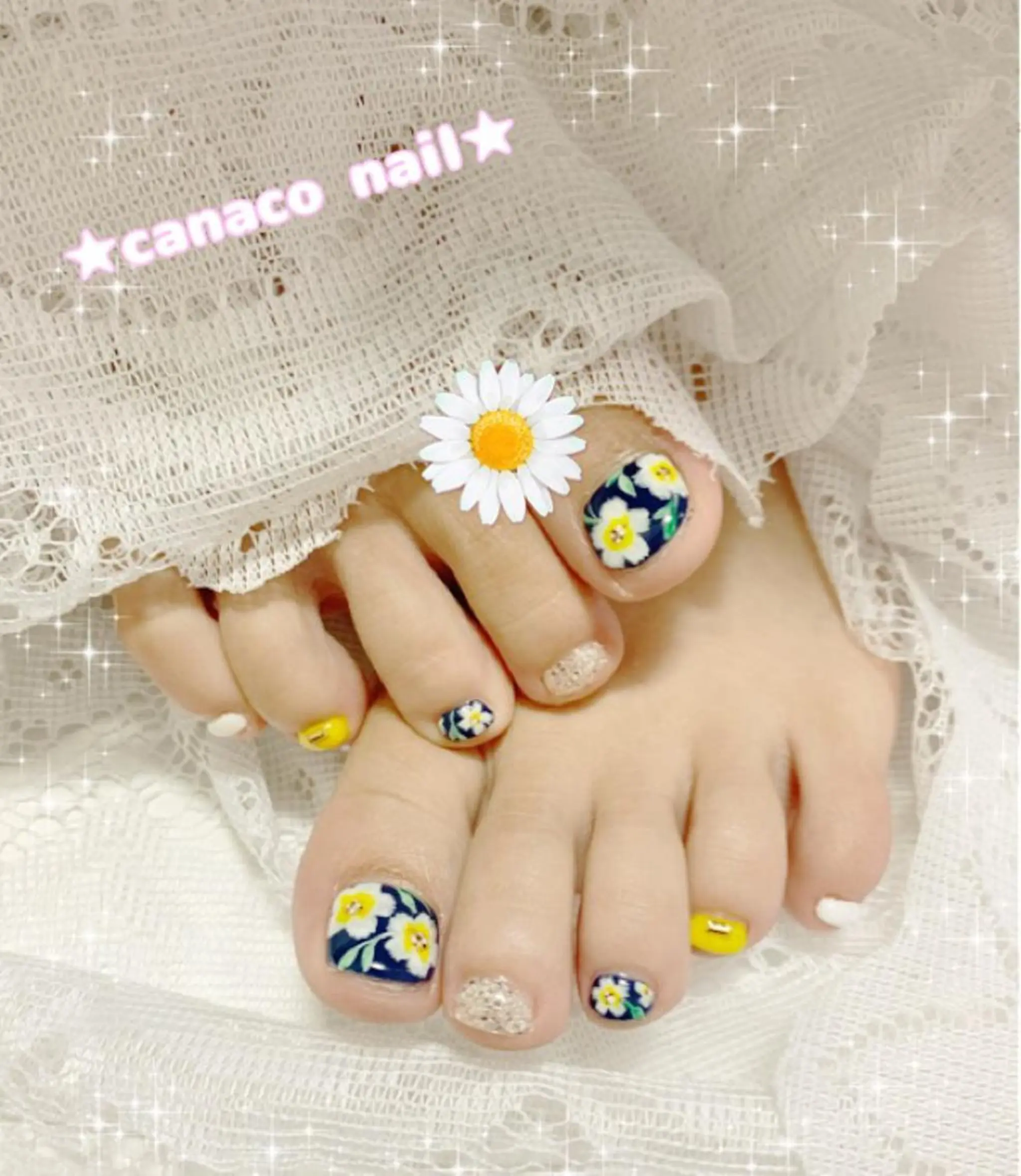 ネイル アートネイル フットネイル ジェルネイル パラジェル ストーンネイル Felice所属・ベテランネイル cnc  nailのネイルデザイン