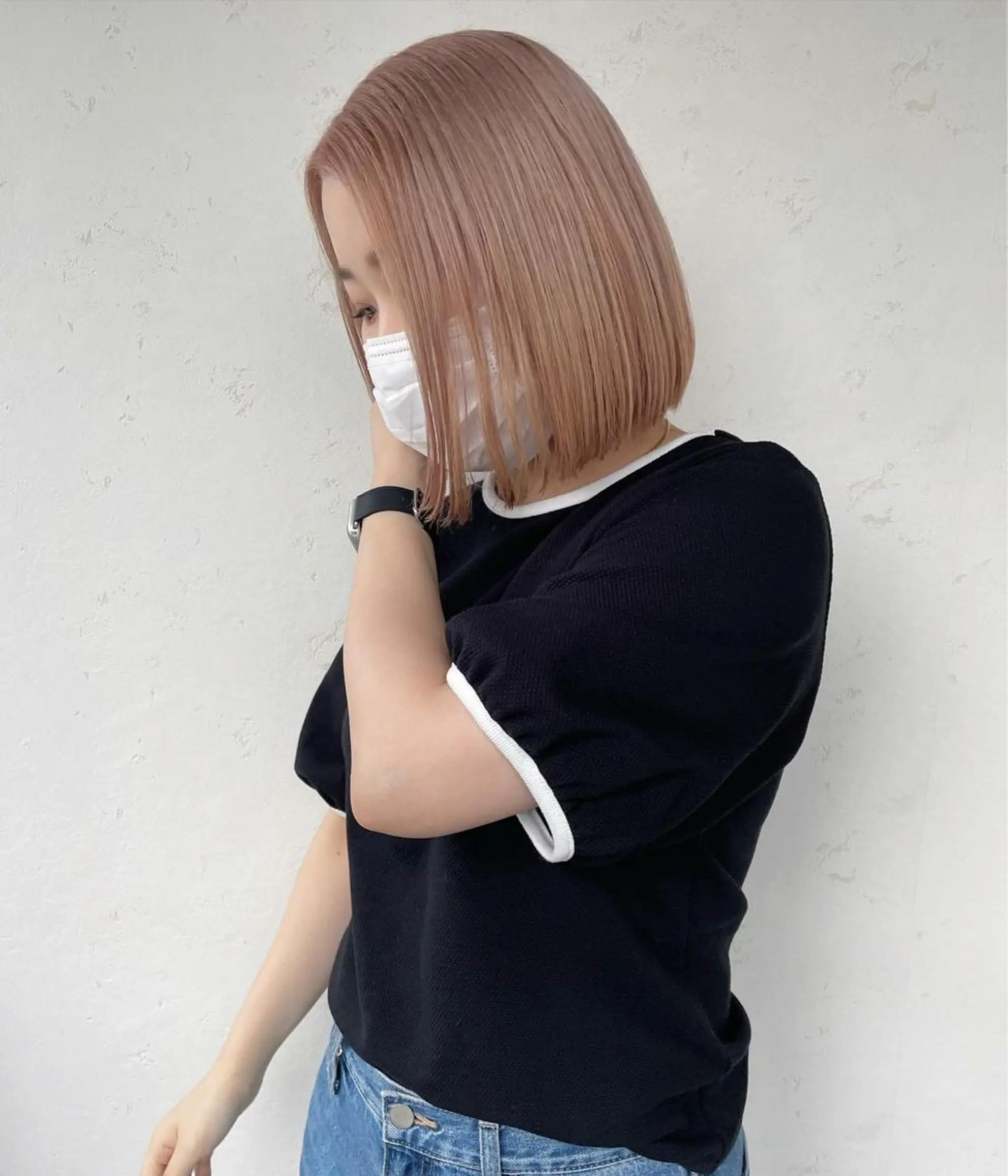 ショート カラー 切りっぱなしボブ ボブ ➖石江 雷蔵➖のヘアスタイル