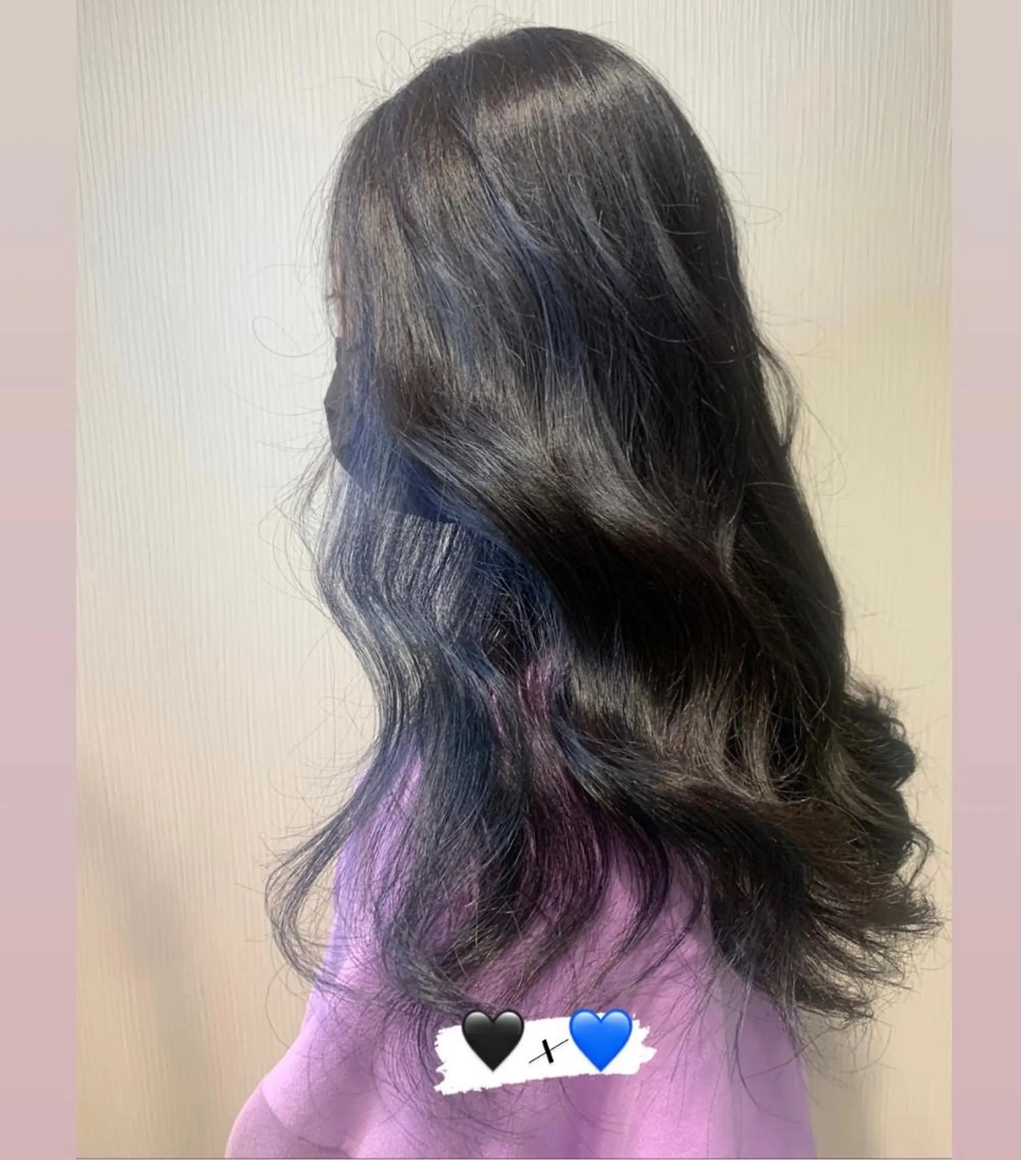 ロング カラー ブルーカラー ハイライトカラー ハイライト ヘアカラー ハイトーン職人💗 松本輝美のヘアスタイル