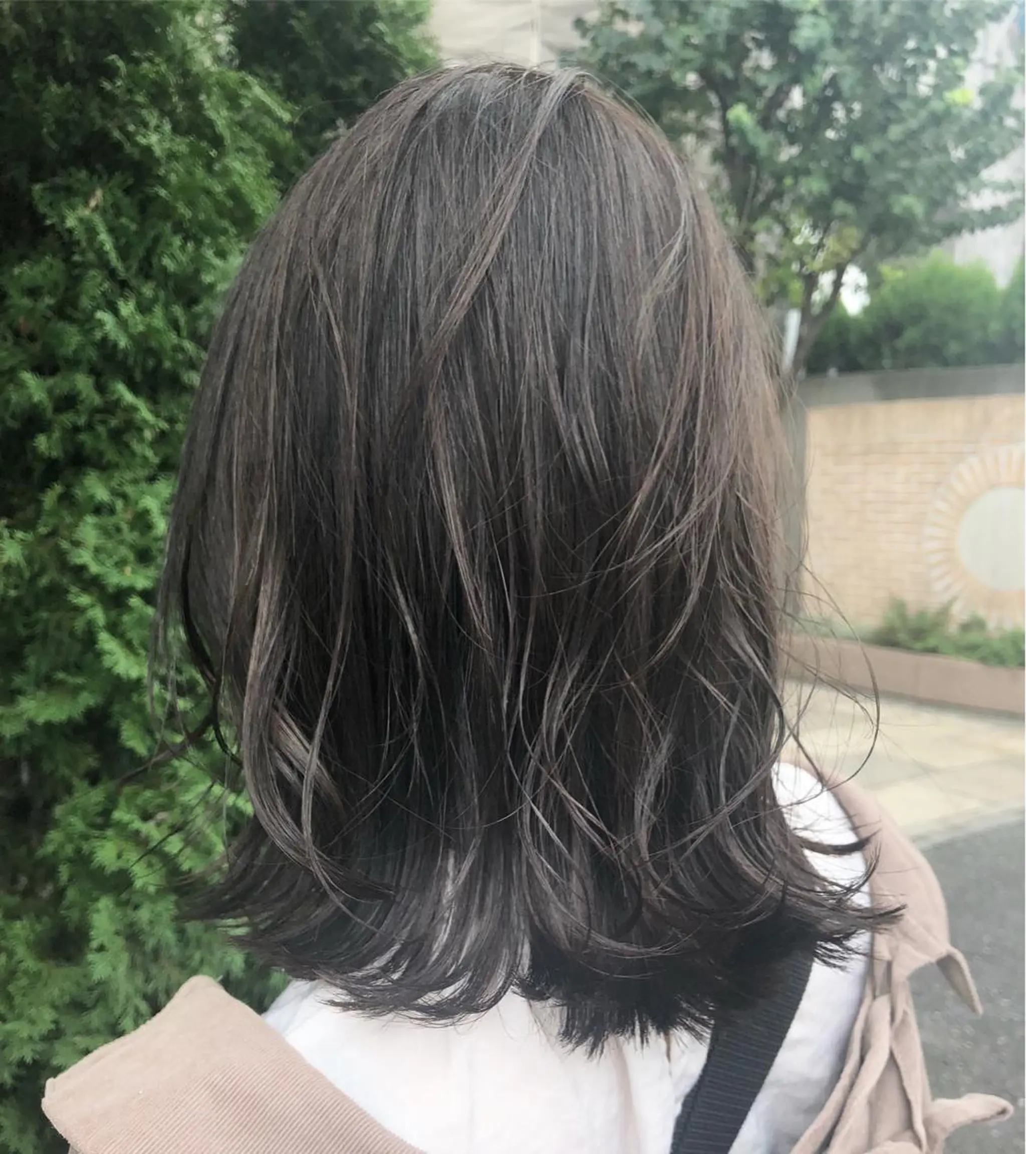 セミロング sano sayakaのヘアスタイル