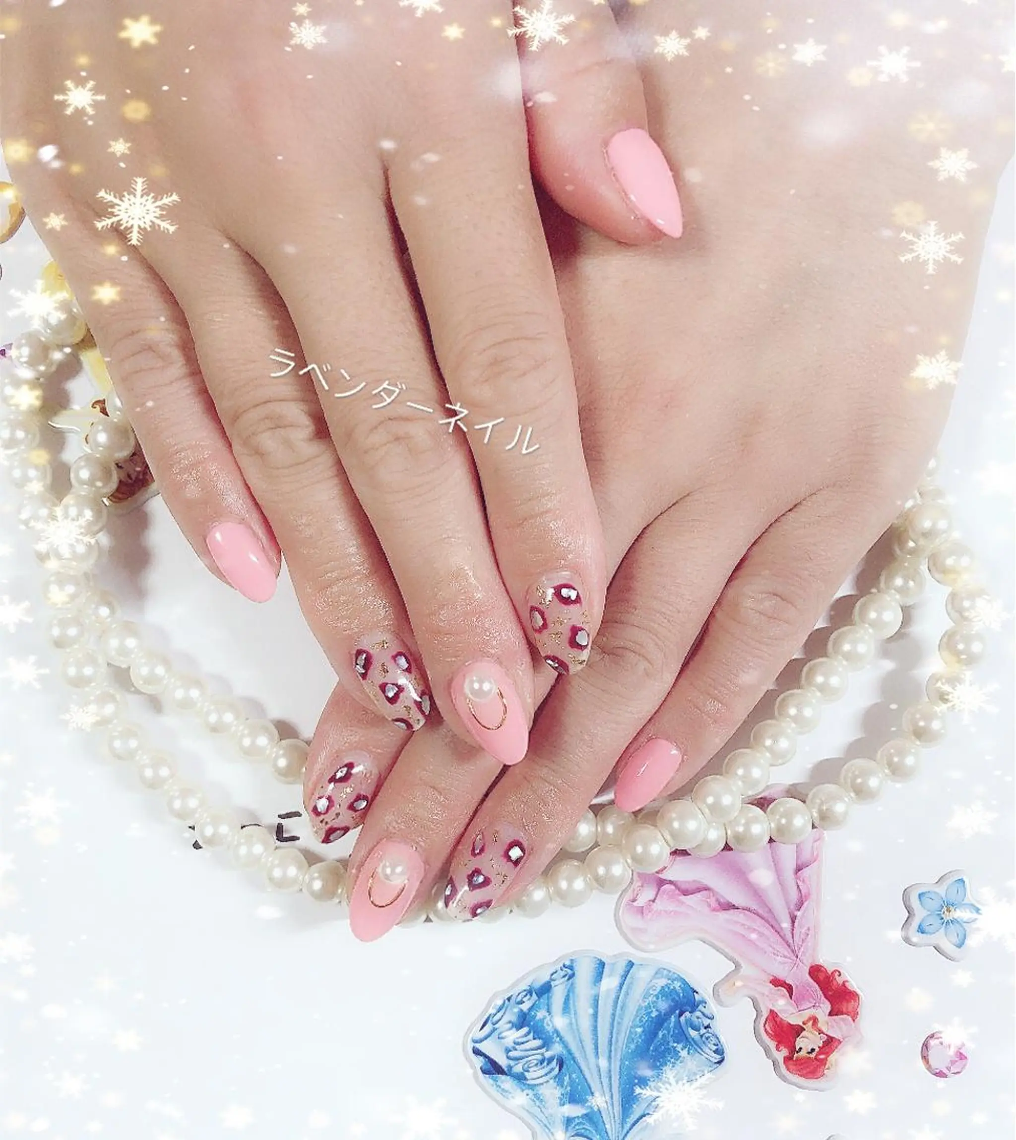 ネイル ラベンダー💖日暮里 ルル💖ネイルのネイルデザイン