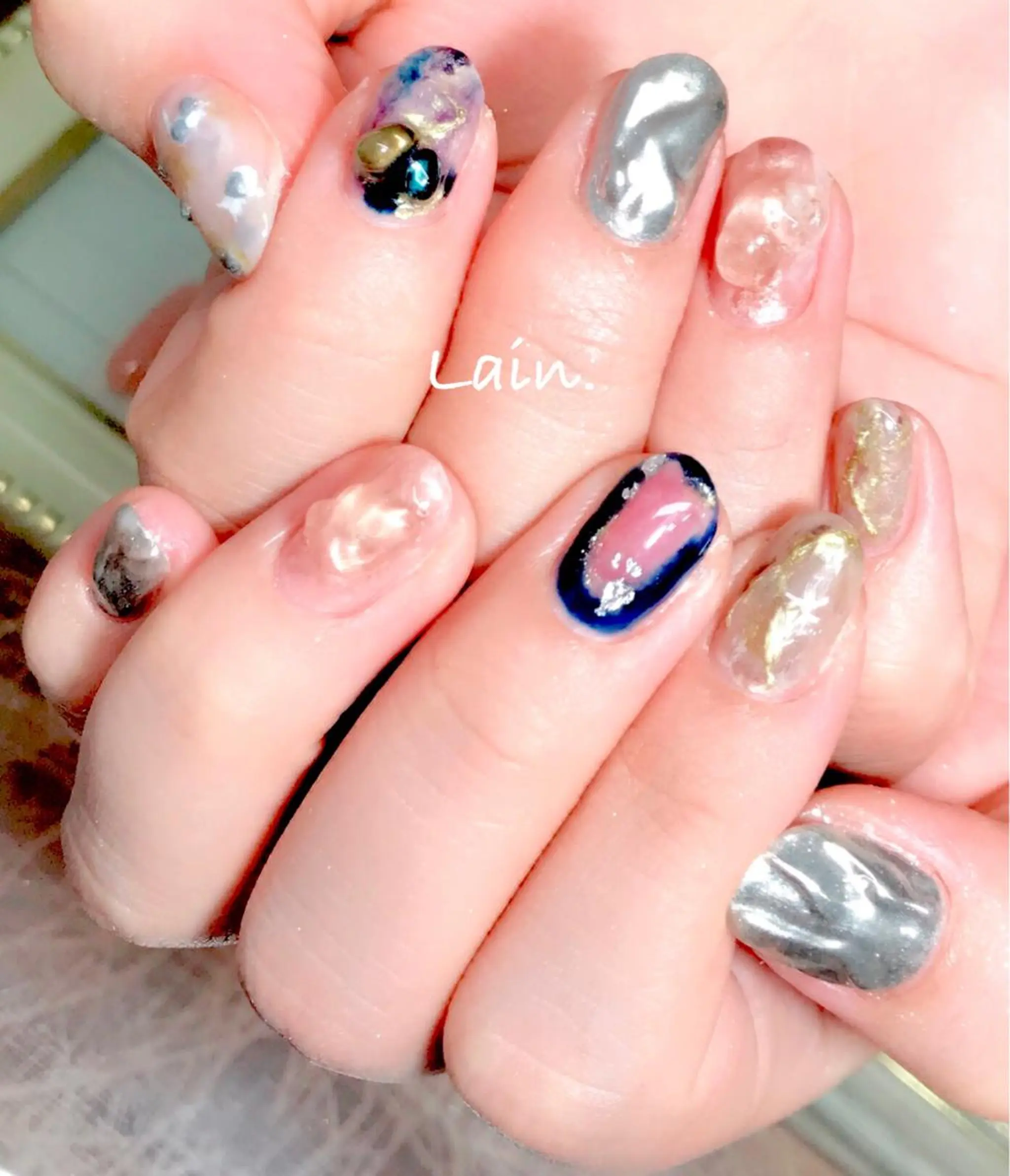 ネイル Liennail 持込デザインやり放題のネイルデザイン