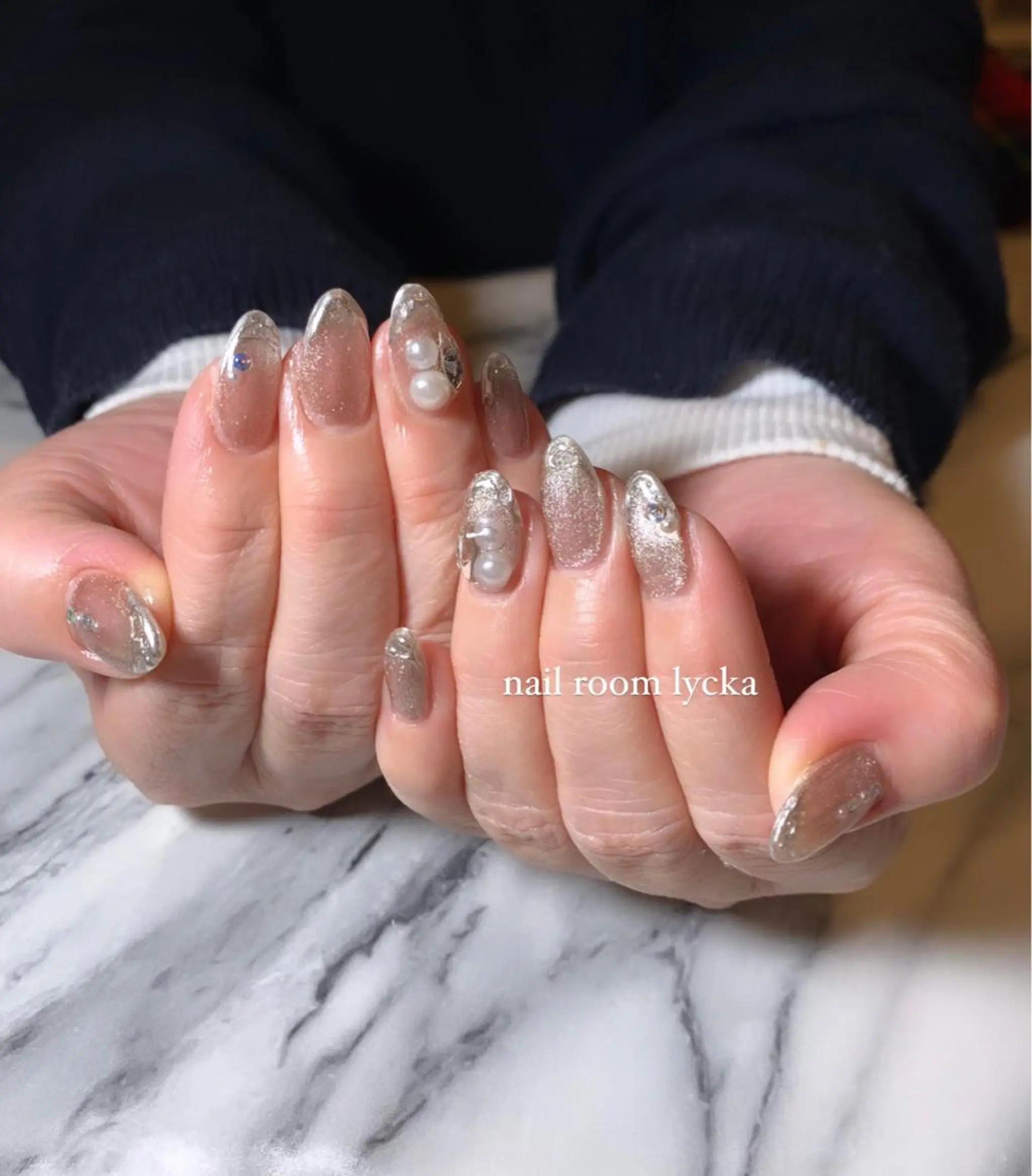 ネイル ﾈｲﾙﾙｰﾑﾘｯｶ 𝐦𝐚𝐲𝐮のネイルデザイン