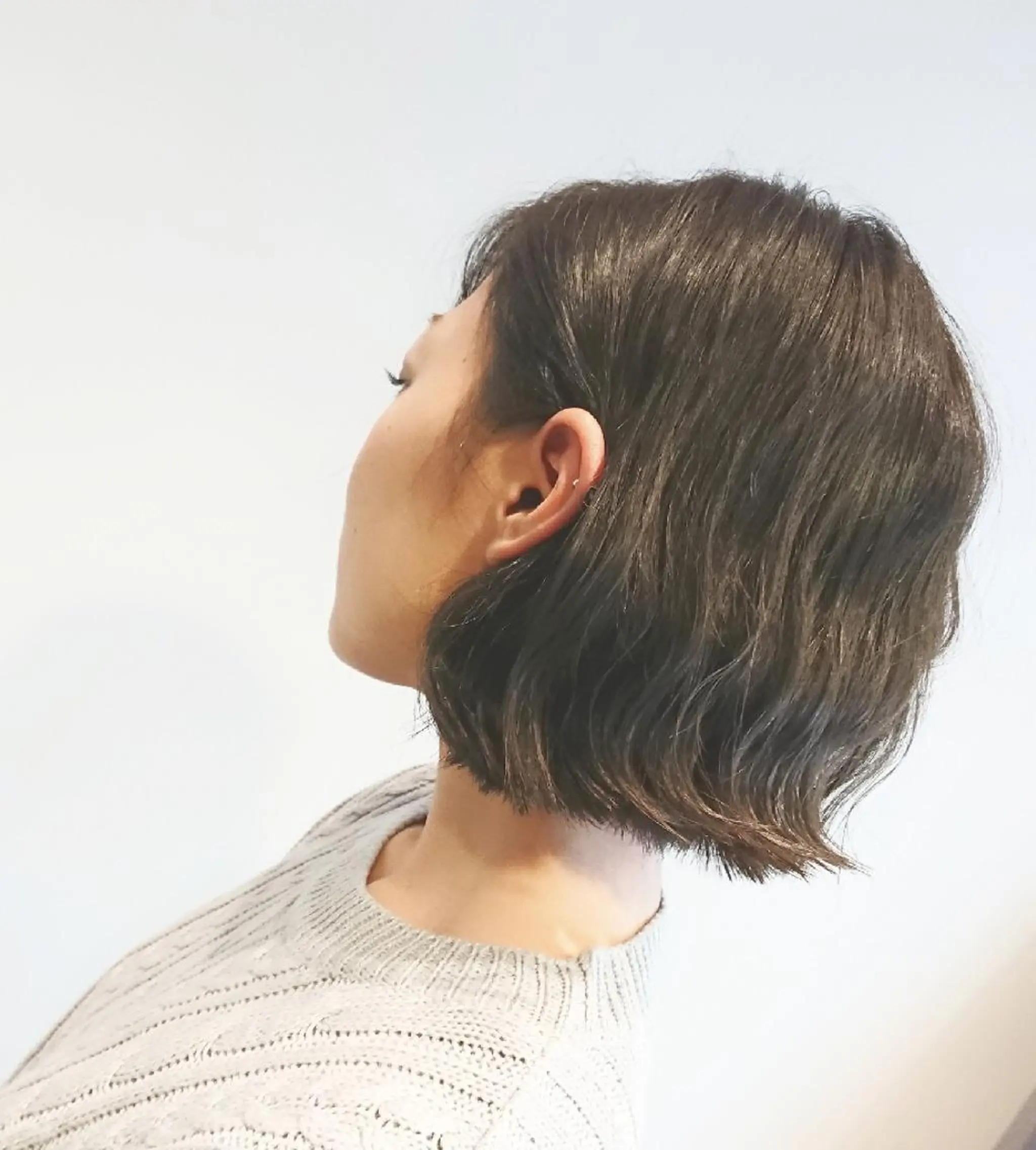 ショート カラー 切りっぱなしボブ ボブ ◎モチマル チアキ◎のヘアスタイル