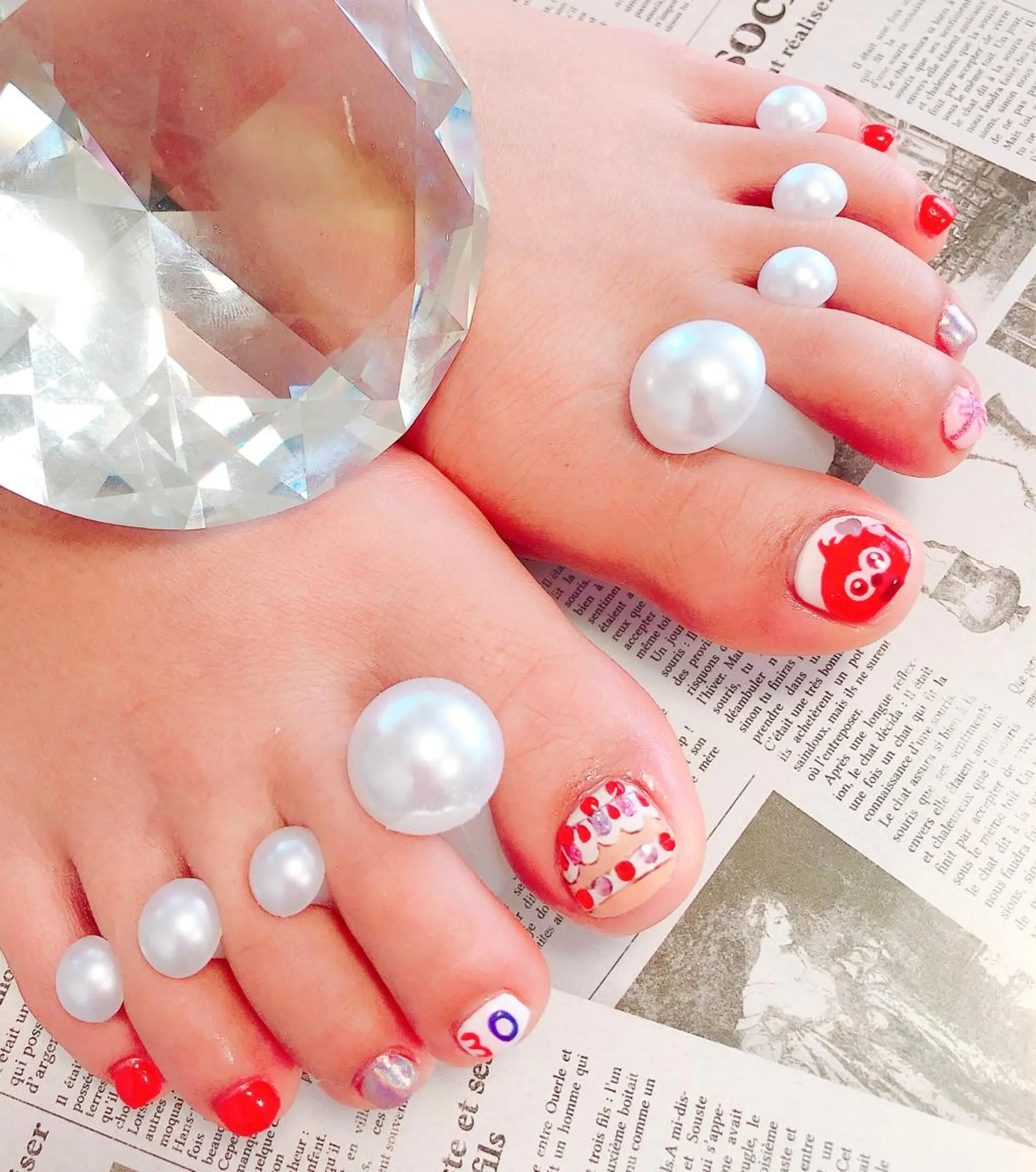 ネイル アートネイル フットネイル 持ち込み CROWN プライベートサロンのネイルデザイン