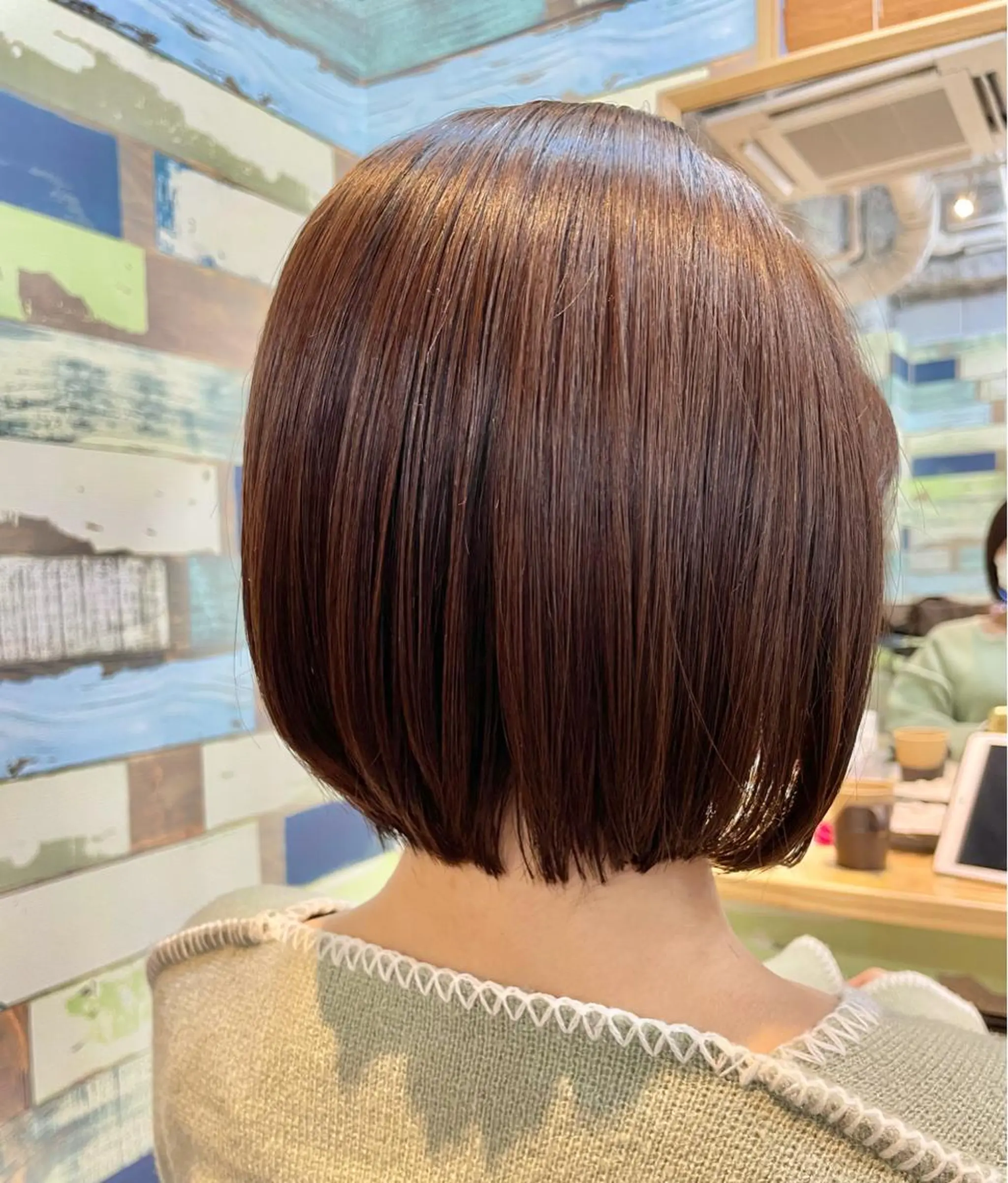 ショート カット トリートメント 透明感カラー⭐️ 田嶋麗奈のヘアスタイル