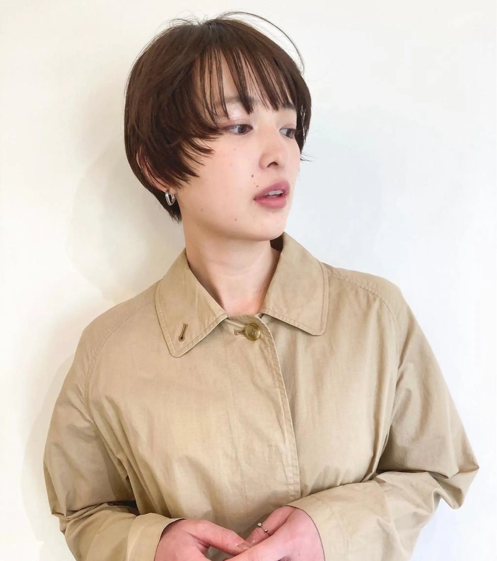 ショート ブリーチカラー🎀 韓国風/寺門美優のヘアスタイル