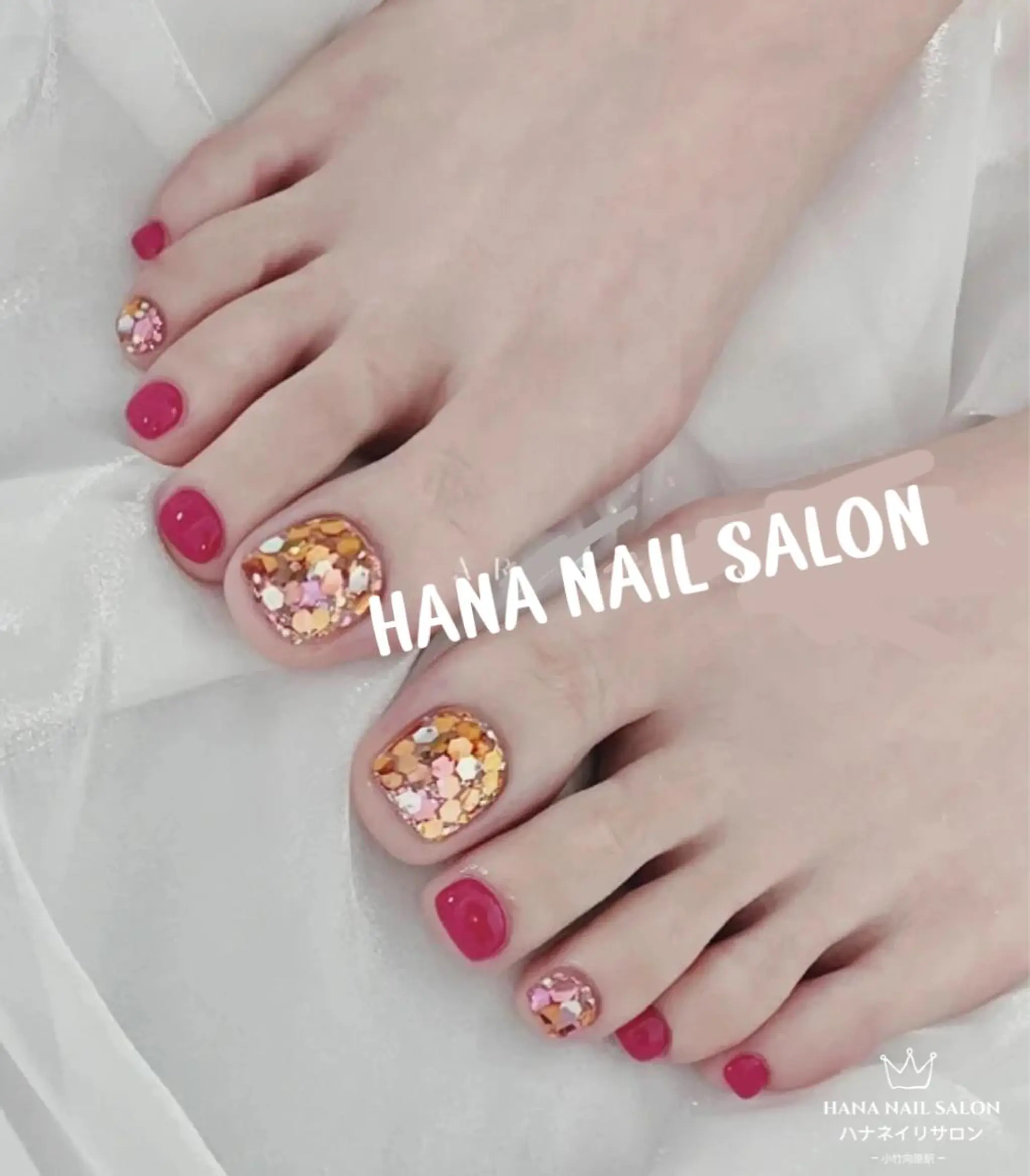 ネイル フットネイル HANA ART NAIL SALONのネイルデザイン