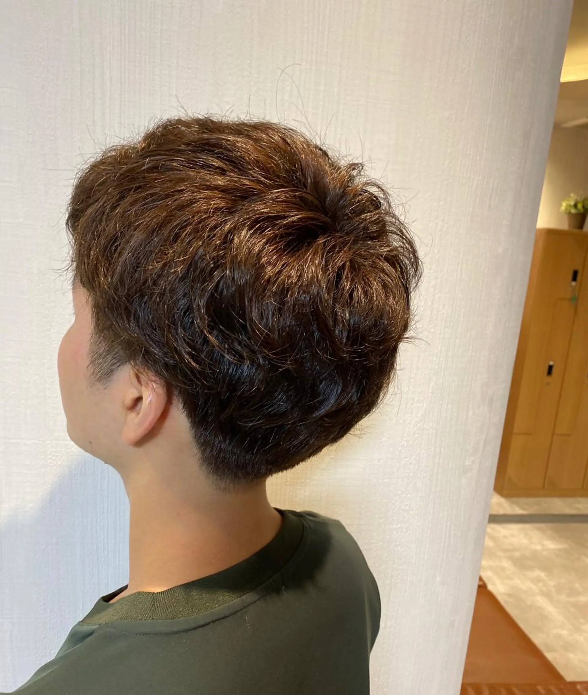 パーマ メンズ 中島 奈々のヘアスタイル