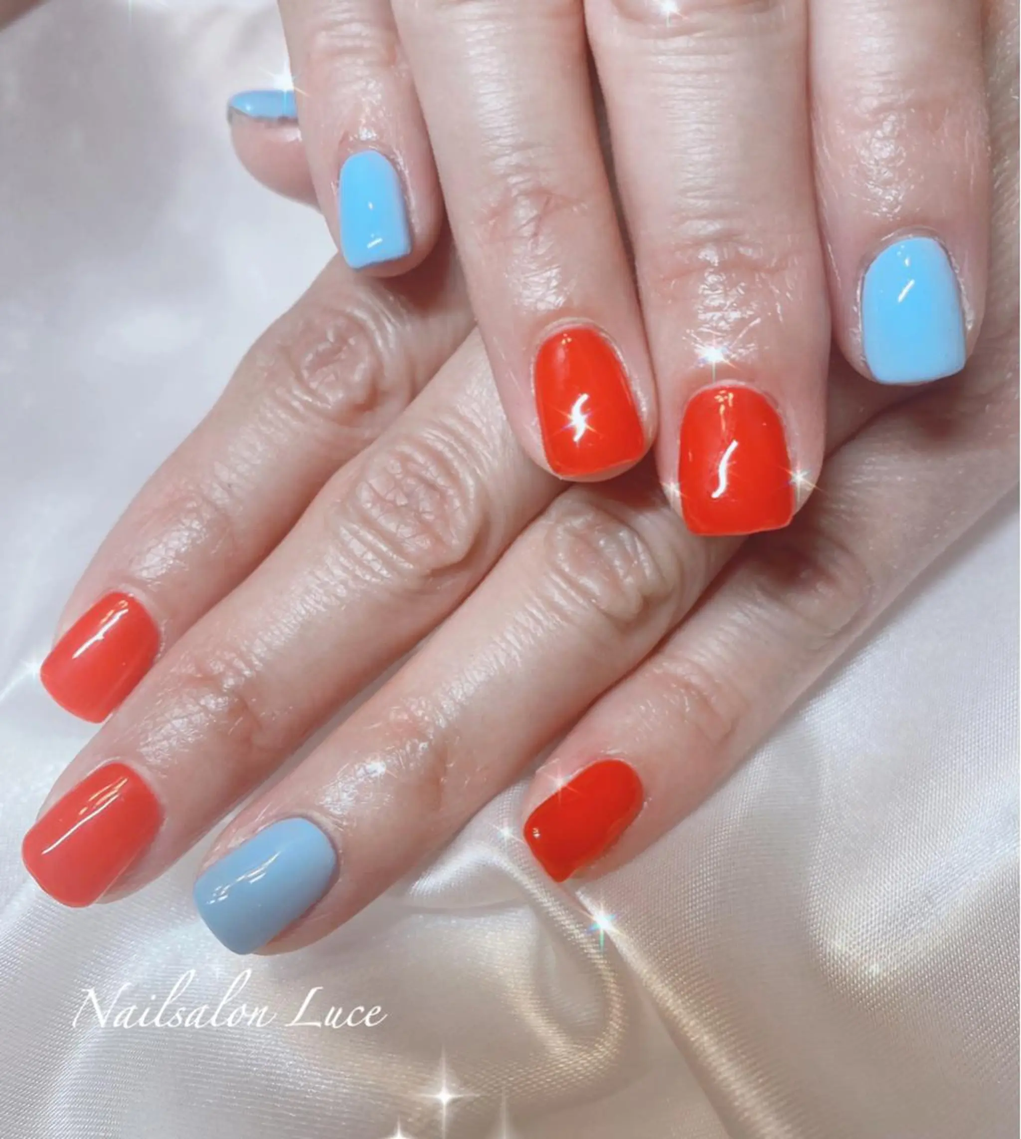 ネイル ジェルネイル ワンカラーネイル まつ毛、ネイル& 脱毛サロン　Lのマツエク・マツパデザイン