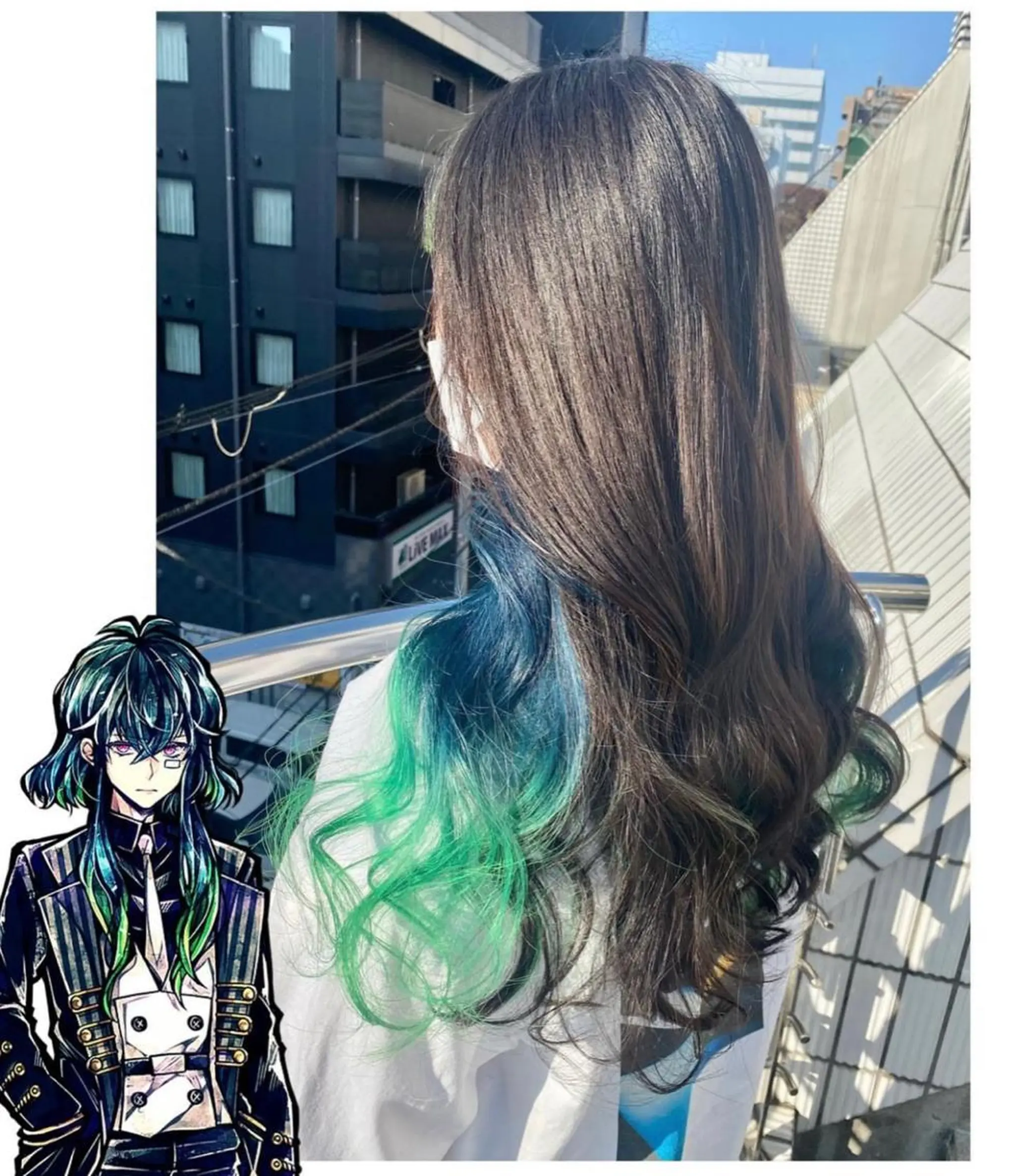 ロング カラー ブリーチ グラデーションカラー TSUNO🦖 派手髪/オタク美容師のヘアスタイル