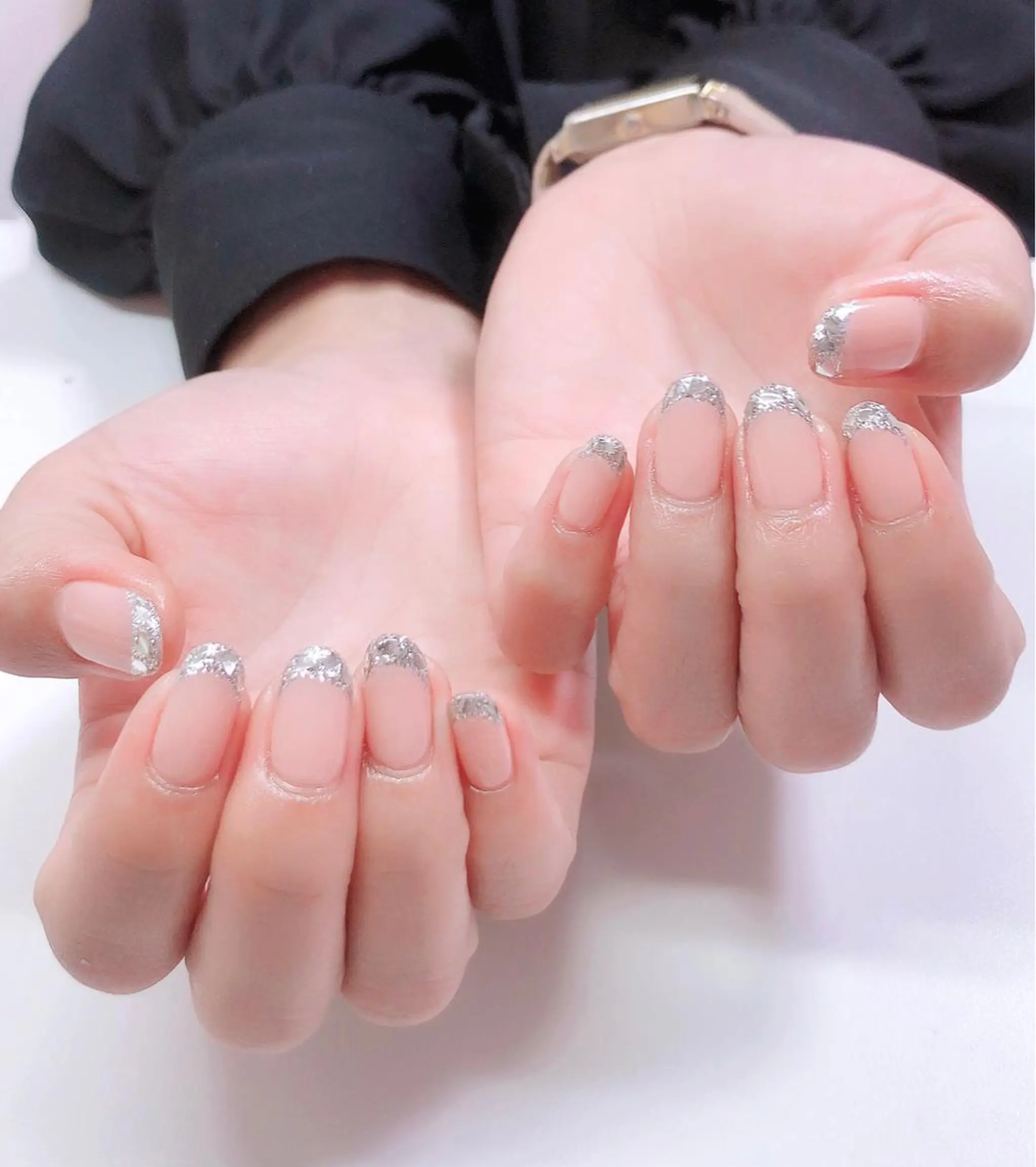 ネイル フレンチネイル 片平 恭子のマツエク・マツパデザイン