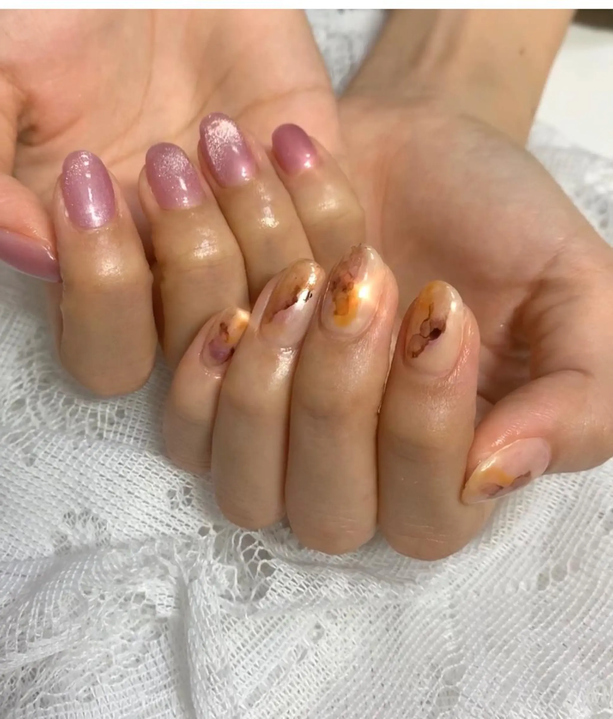 ネイル アートネイル ジェルネイル マグネットネイル パラジェル ストーンネイル ハンドネイル ハンドケア ベテランネイル cnc  nailのネイルデザイン
