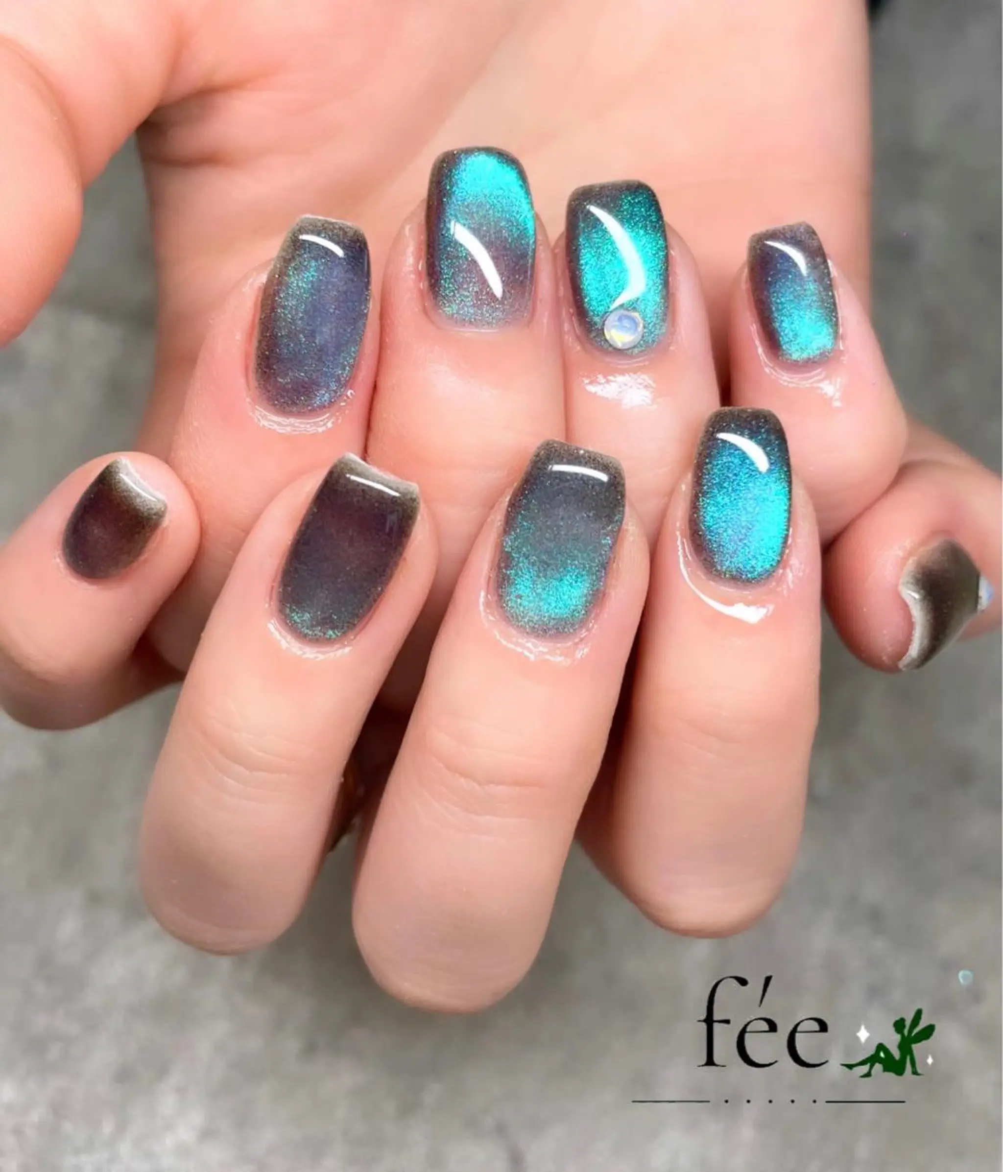 ネイル フットネイル フレンチネイル ジェルネイル 韓国ネイル マグネットネイル ハンドネイル nail salon fee（フィー）のネイルデザイン
