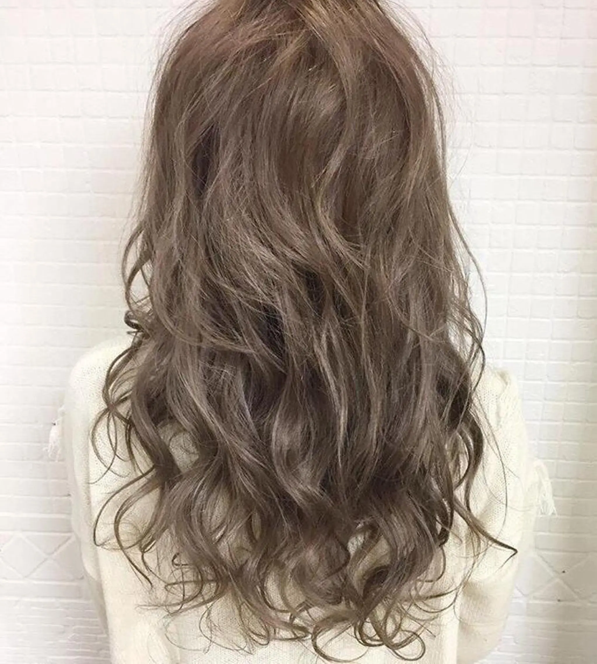 ロング カラー チビ編み込みエクステ シールEXどぅ〜すのヘアスタイル