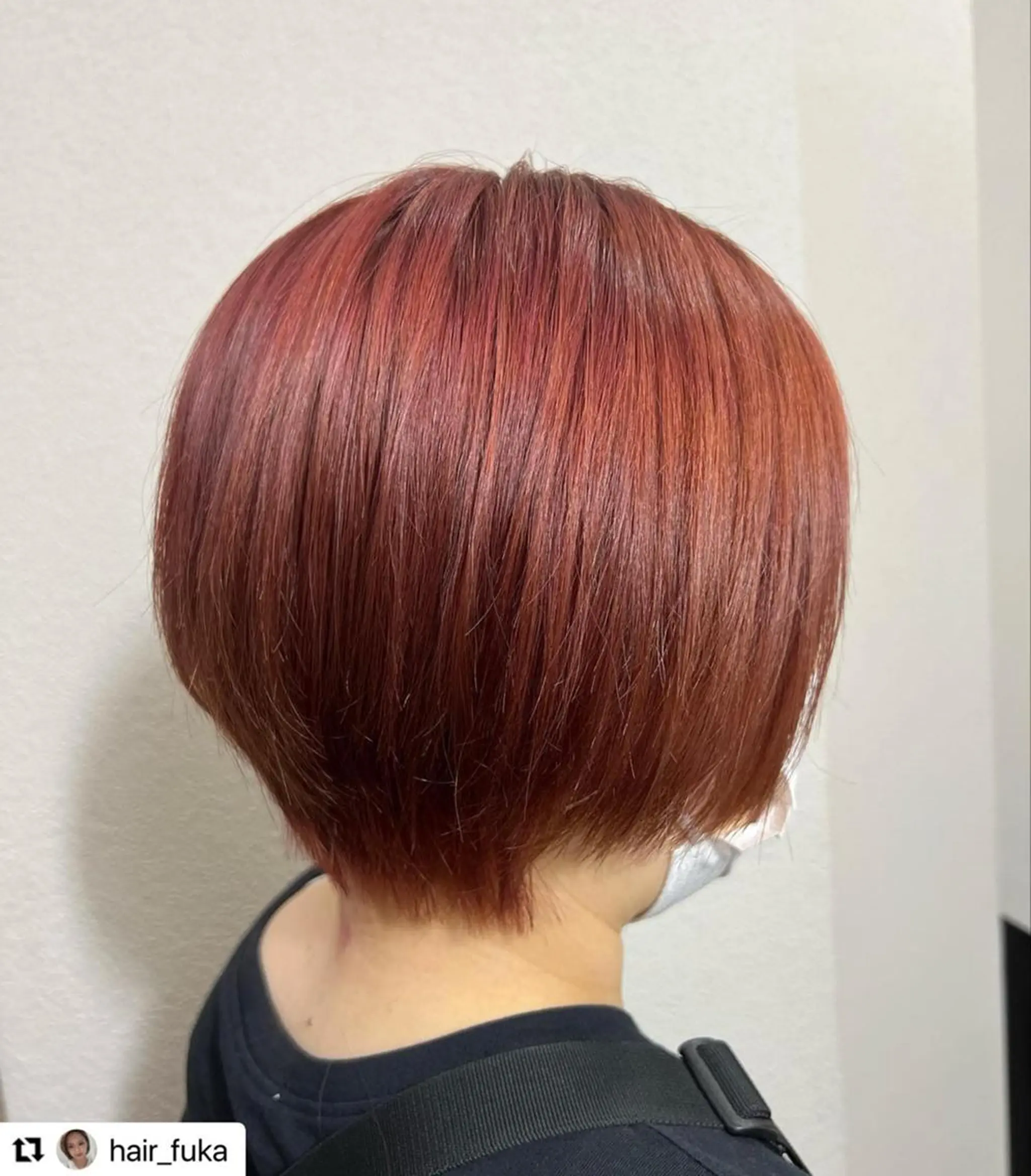 ミディアム カラー メンズ ダブルカラー オレンジ レッドカラー 🩷Eny terrace🩷のヘアスタイル