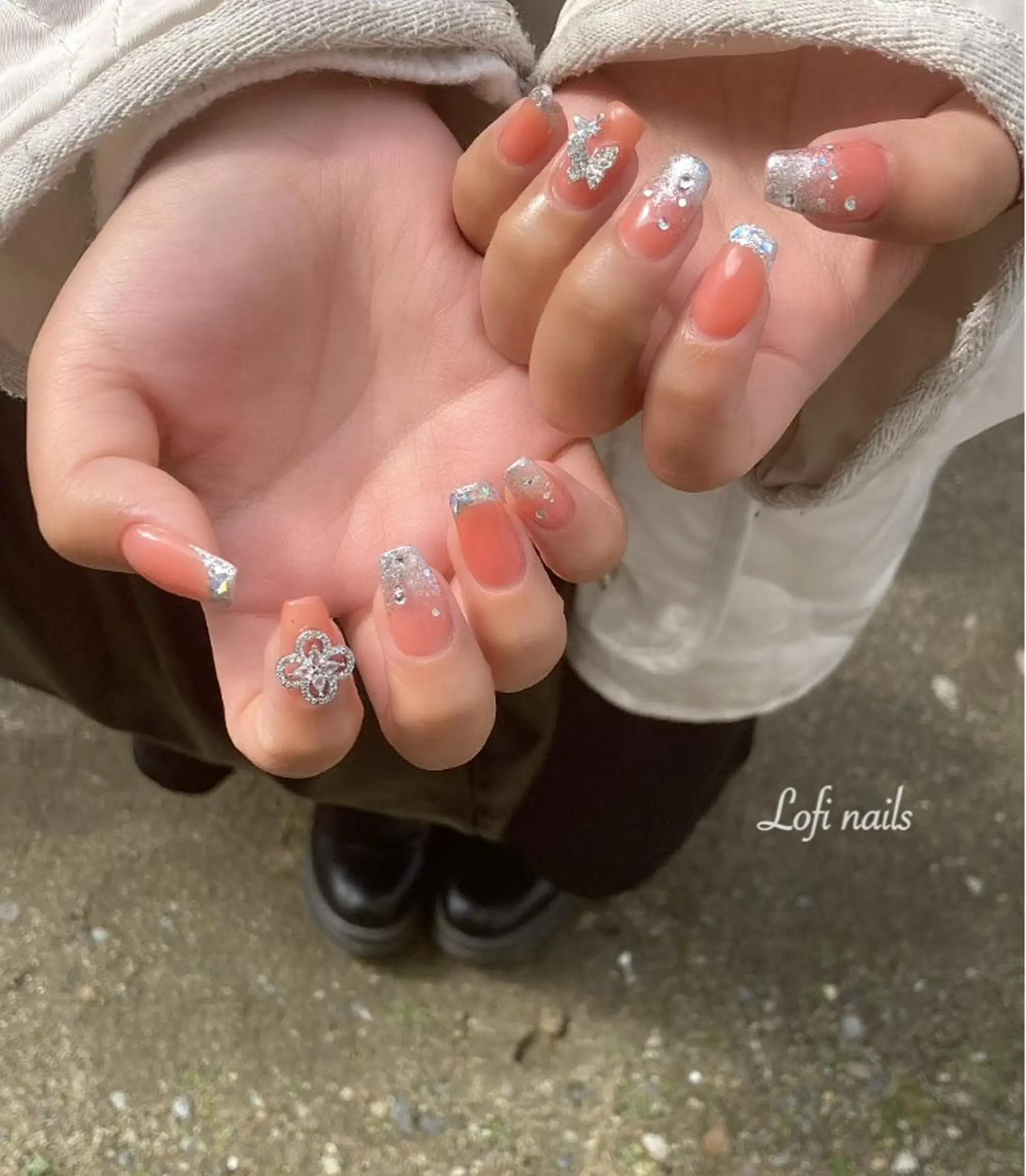 セミロング ネイル Lofi nails ゆきこのネイルデザイン
