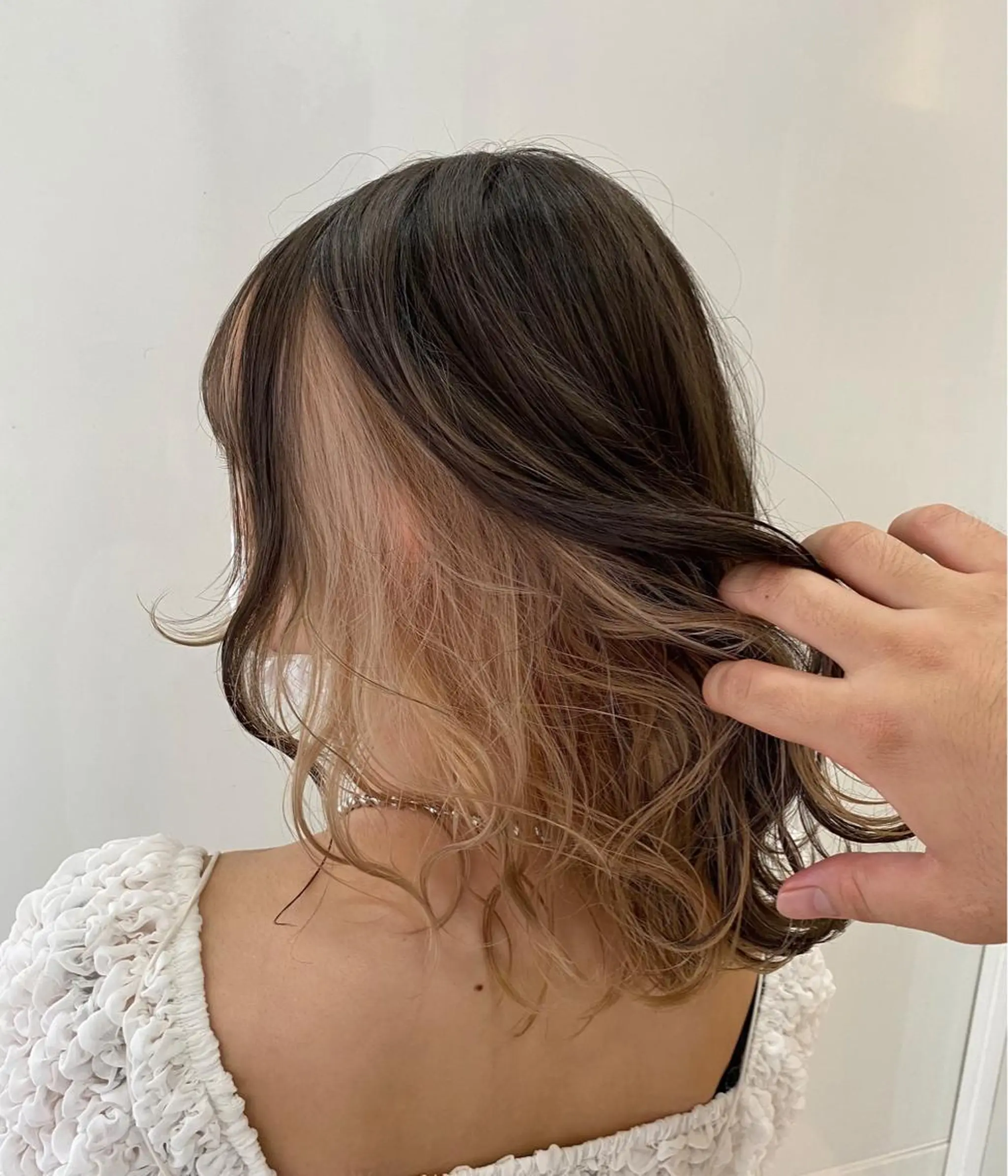 ミディアム カラー 美容室 HAKUAのヘアスタイル