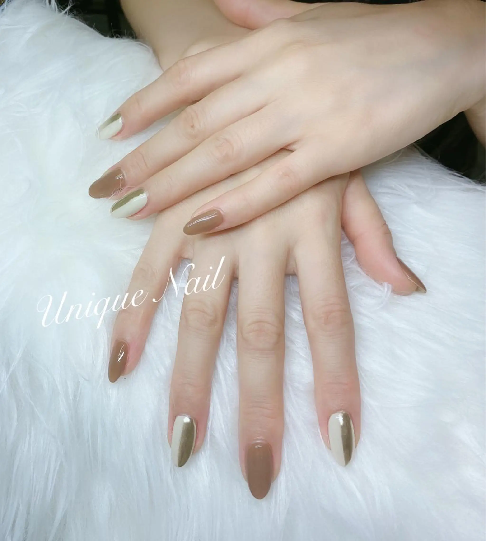 ネイル ハンドネイル ハンドケア UniqueNail 長さだし専門店のネイルデザイン