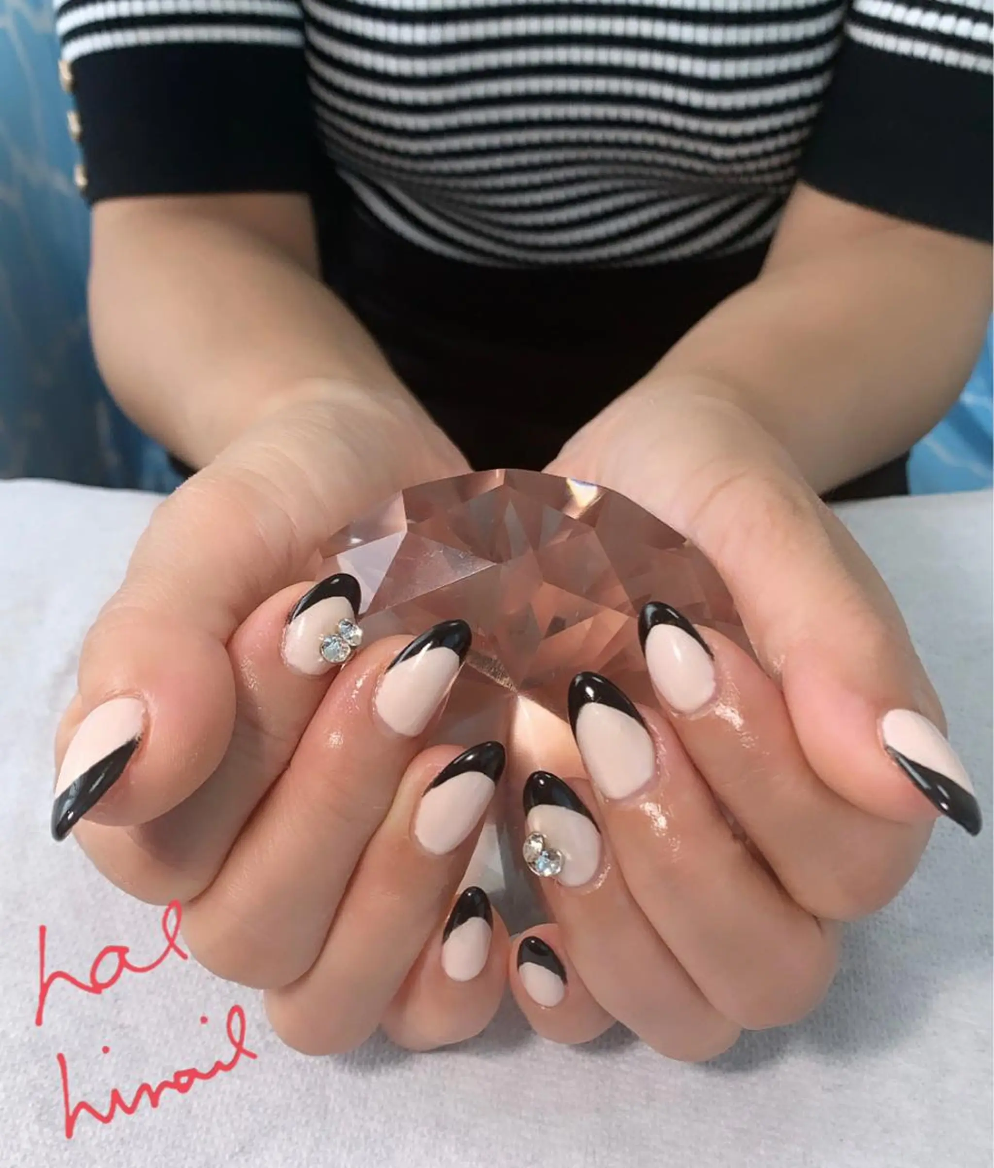 ネイル フレンチネイル はるひな ねいるのネイルデザイン