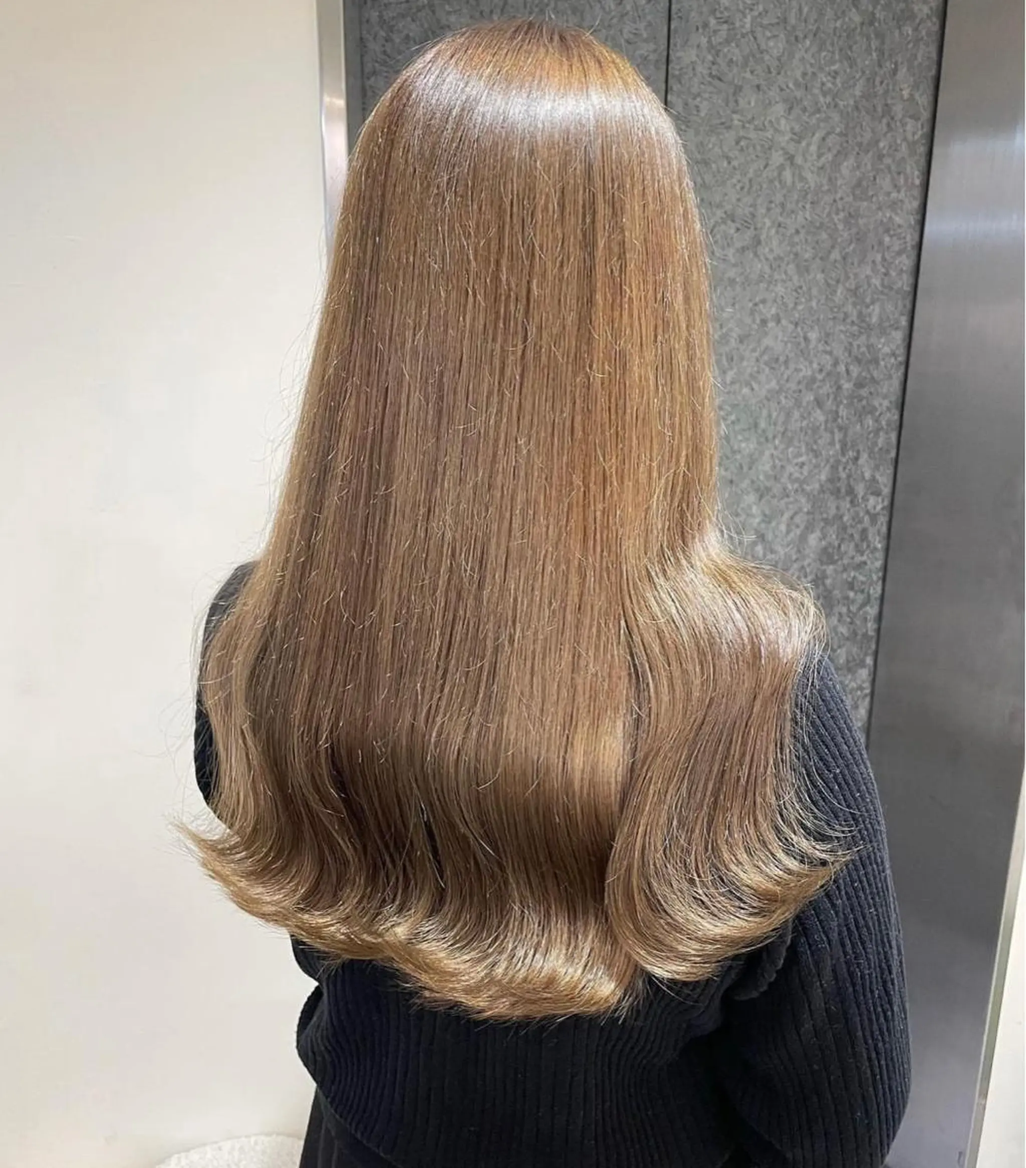 ロング ヘアカラー トリートメント ♡透明感/艶カラー/ M a I ♡のヘアスタイル