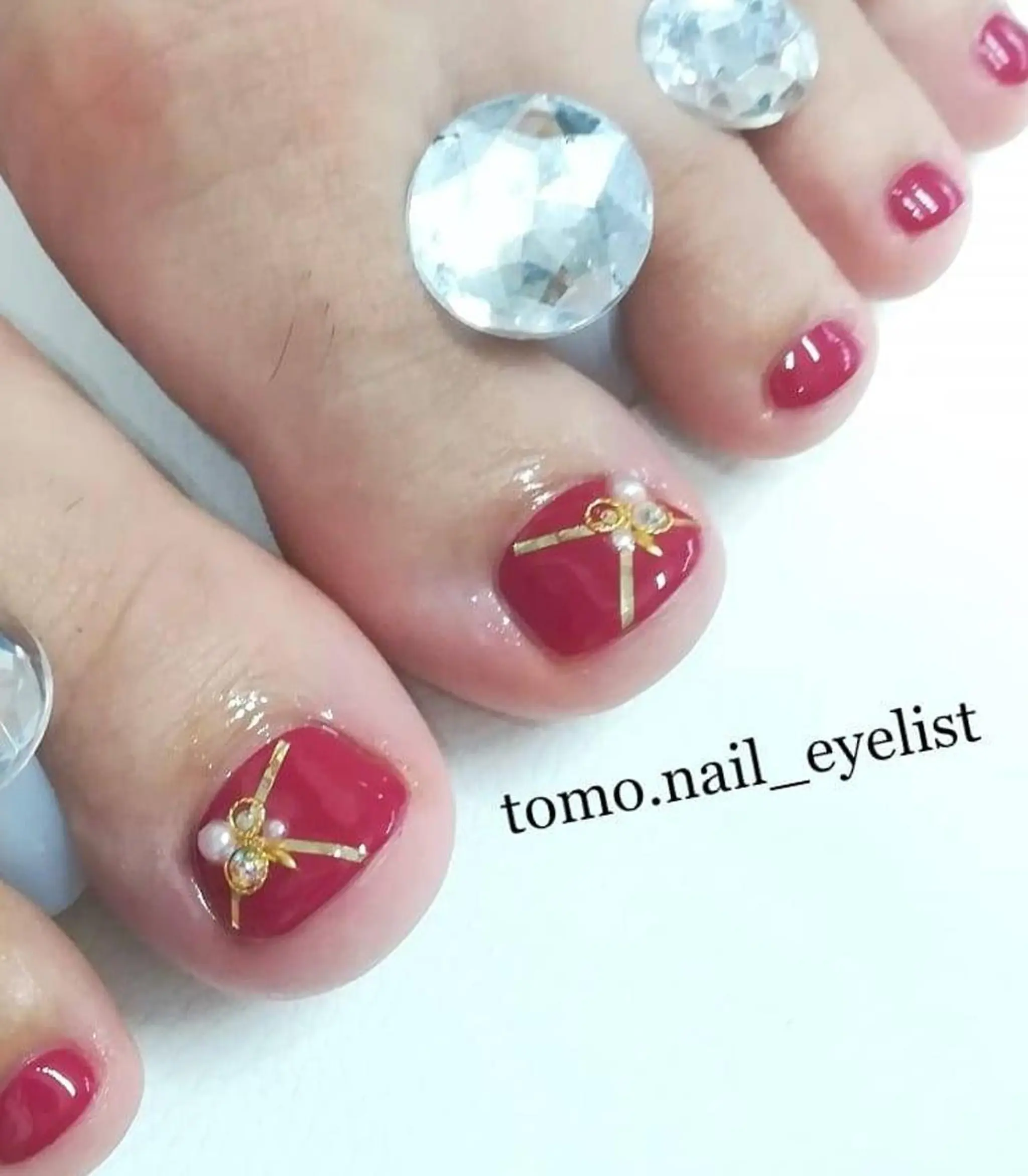 ネイル フットネイル シンプルネイル tomonail eyelistのマツエク・マツパデザイン