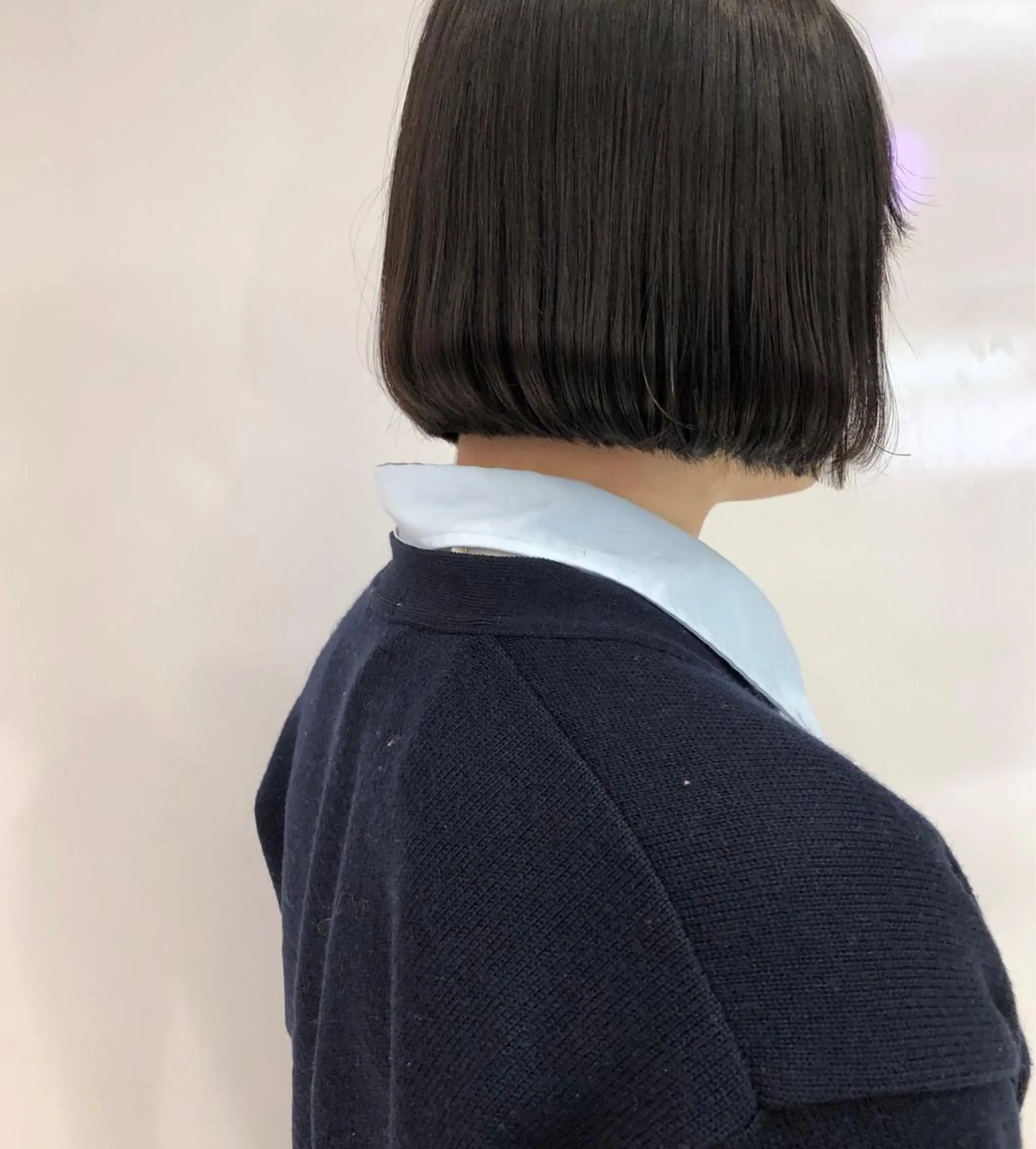 ショート タンバルモリ 縮毛矯正 相川 愛実のヘアスタイル