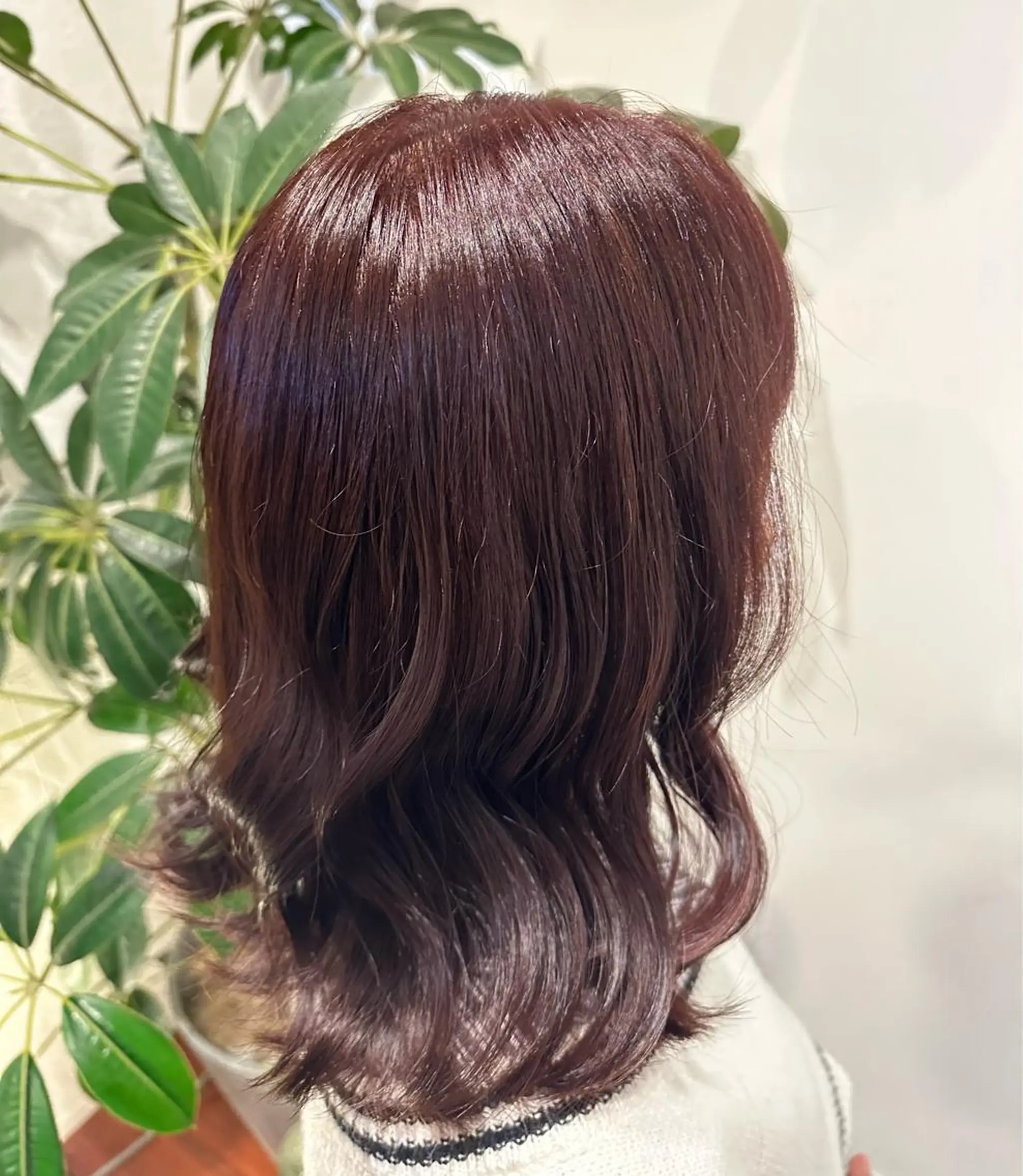 セミロング カラー momo 札幌美容師のヘアスタイル