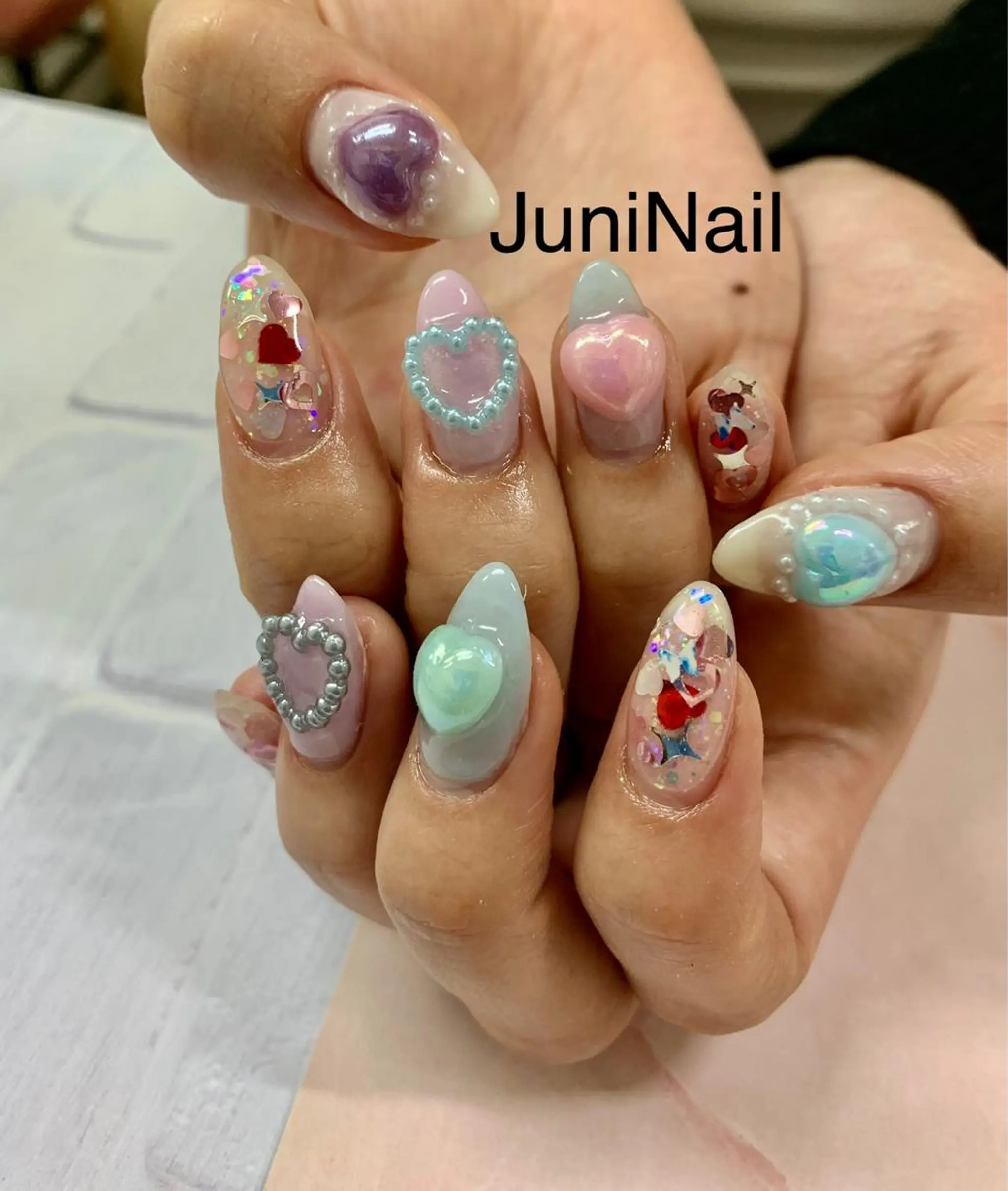 ネイル ハンドネイル JuniNail 주니네일🇰🇷suのネイルデザイン