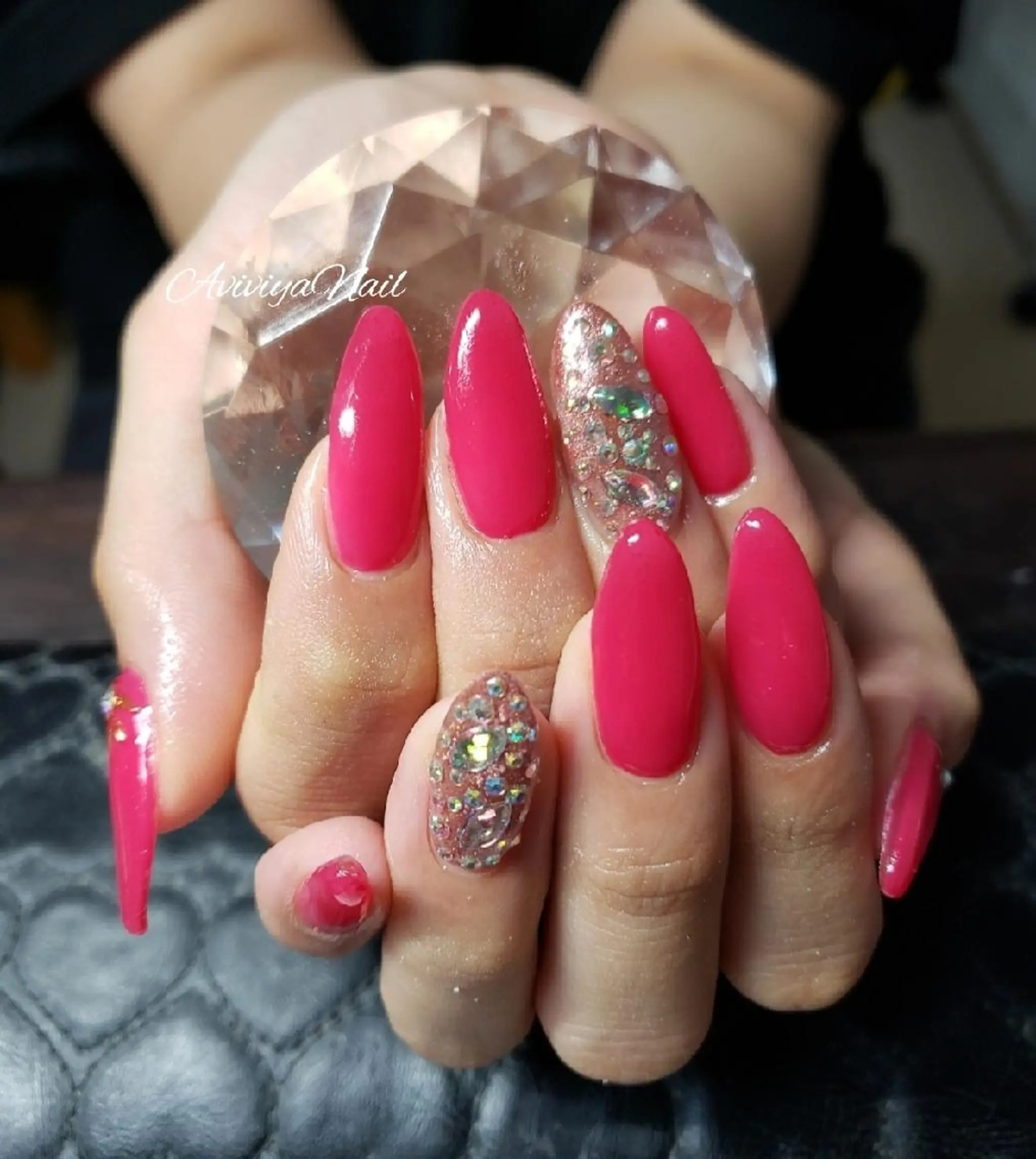 ネイル ワンカラーネイル ピンク kubo ayaのネイルデザイン