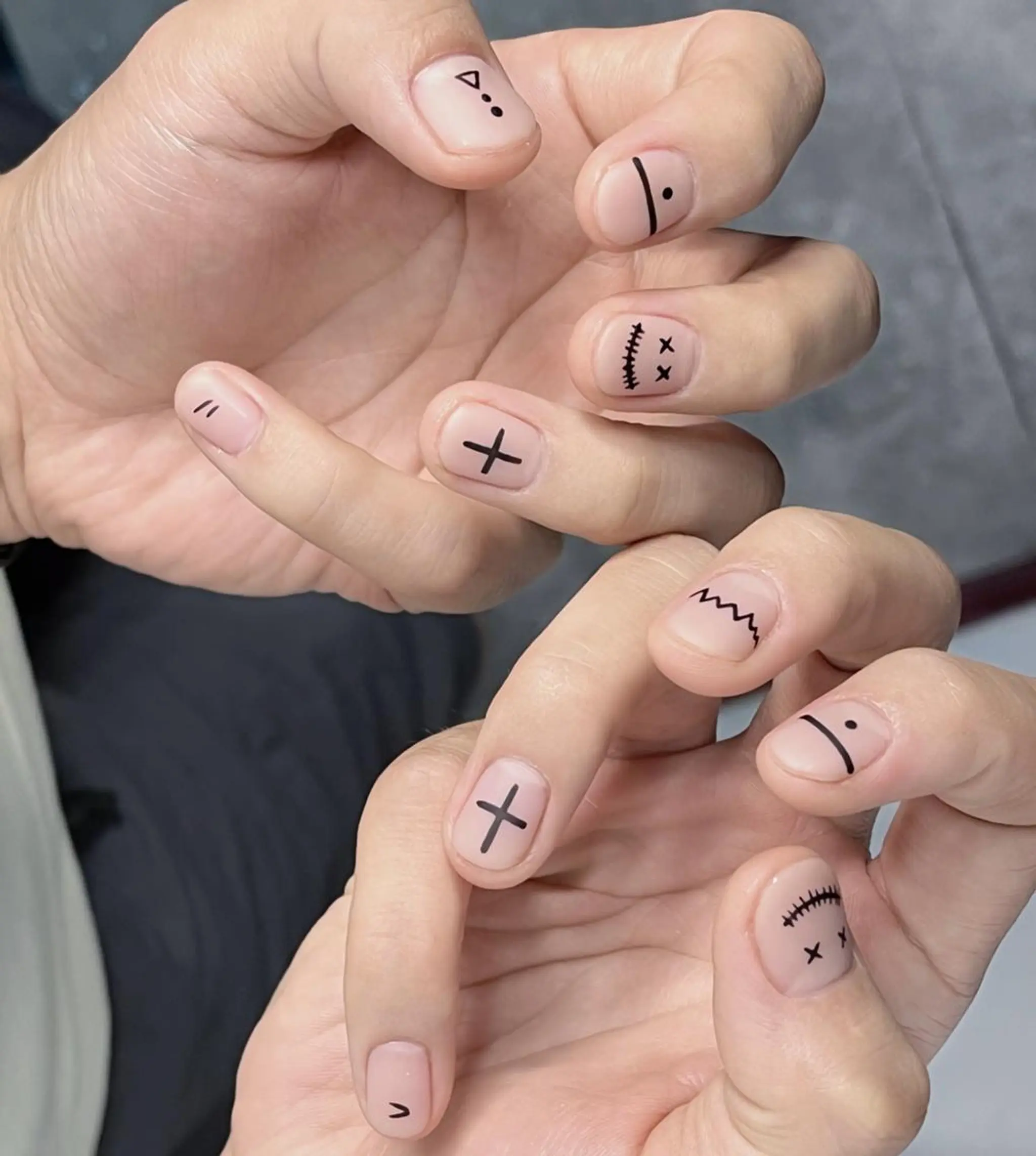 メンズ ハンドネイル ハンドケア ロングネイル長さ出し 専門Spade Qのネイルデザイン