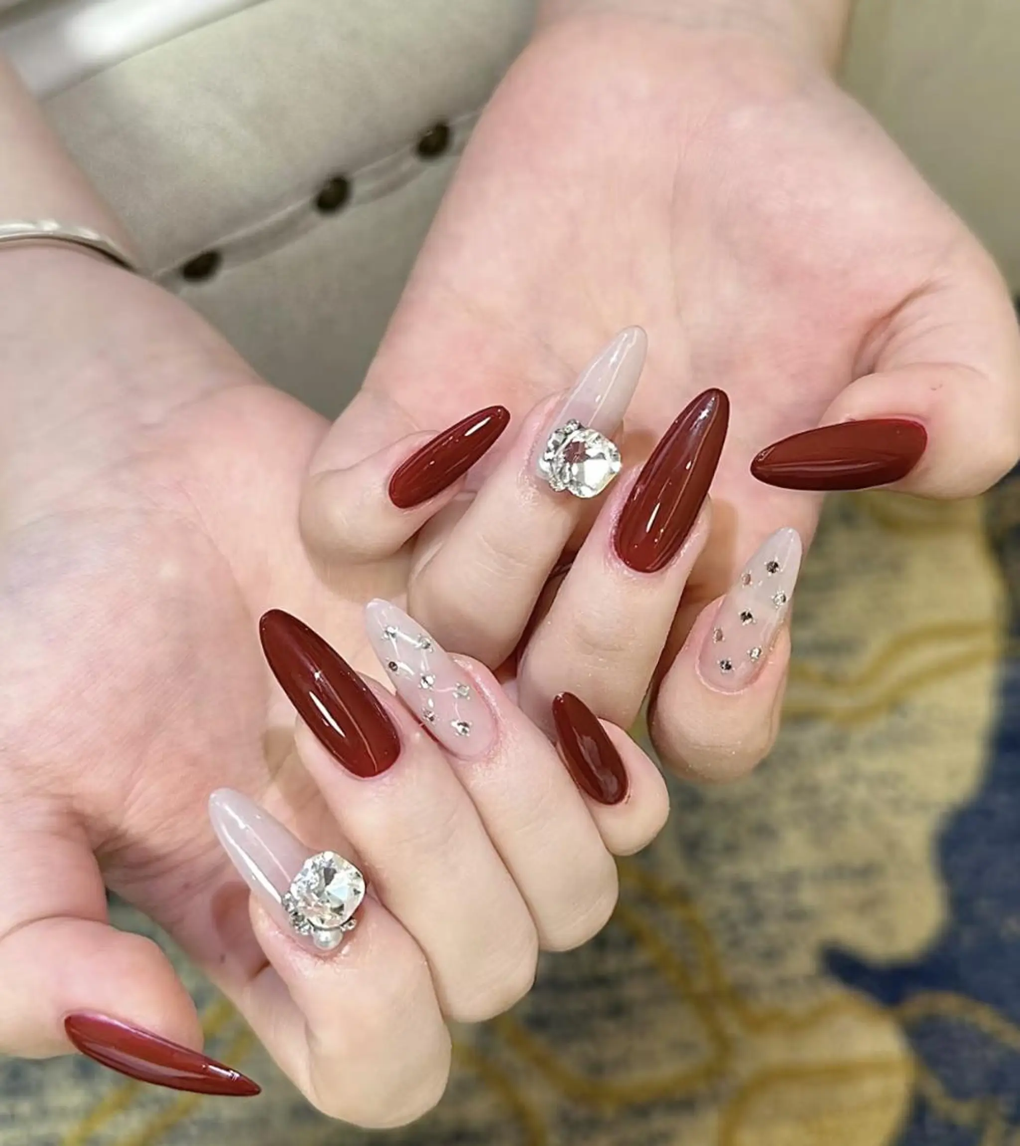 ネイル By moonネイル 🌷ワンホン/韓国風のネイルデザイン