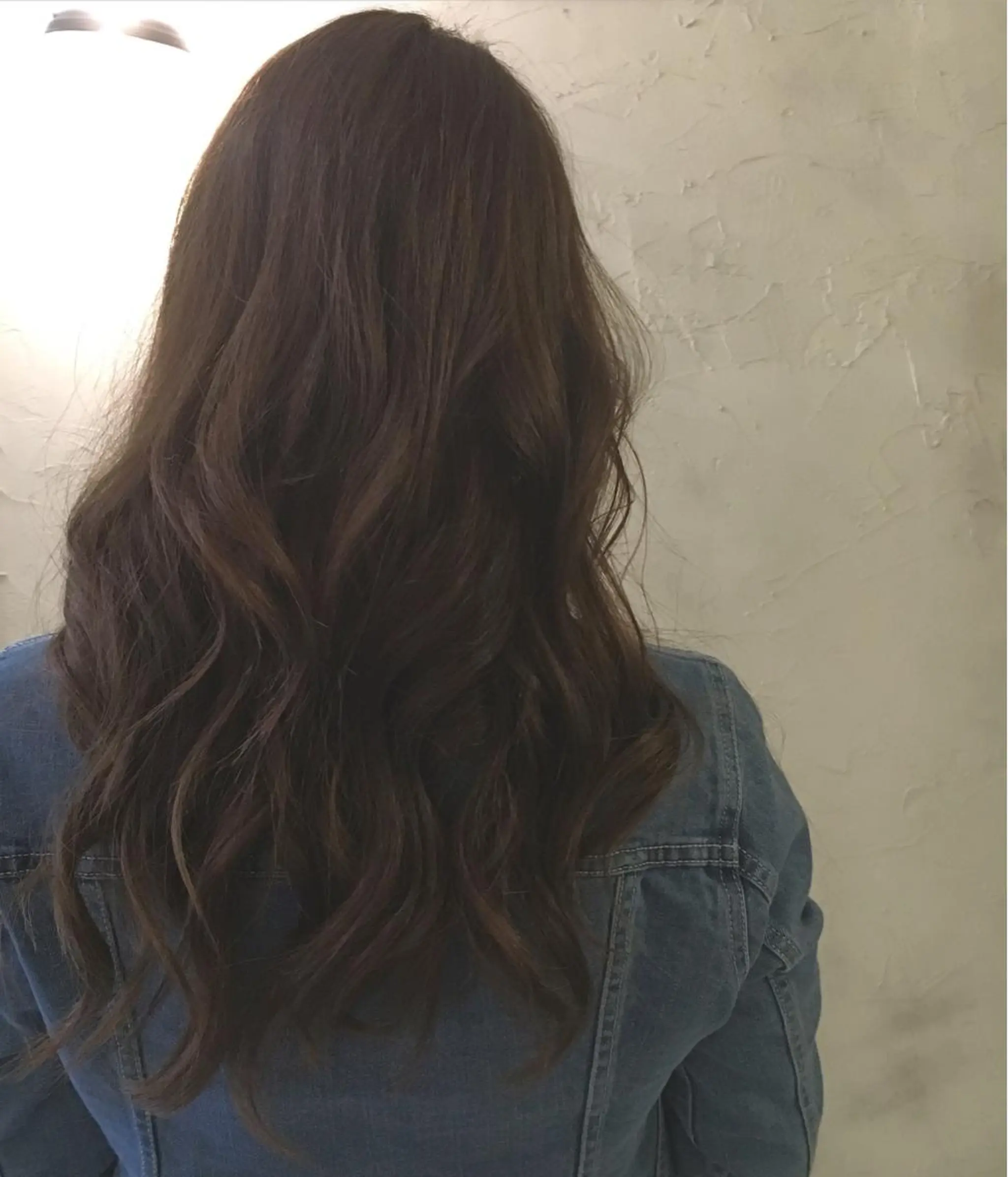 セミロング ロング カラー LoRE hair 四条河原町　西尾友里のヘアスタイル