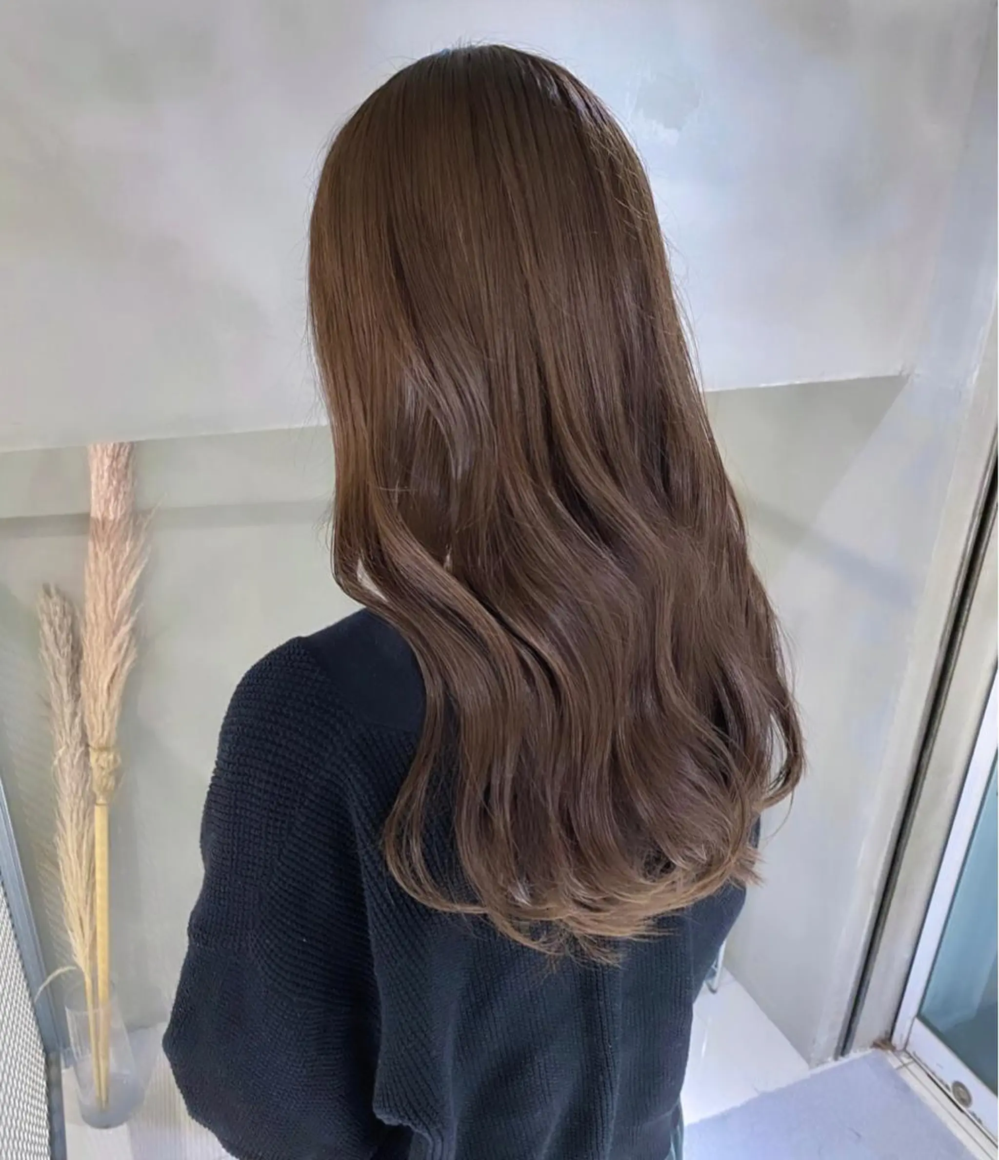 ロング ヘアカラー トリートメント 髪質改善 Tsukinaのヘアスタイル