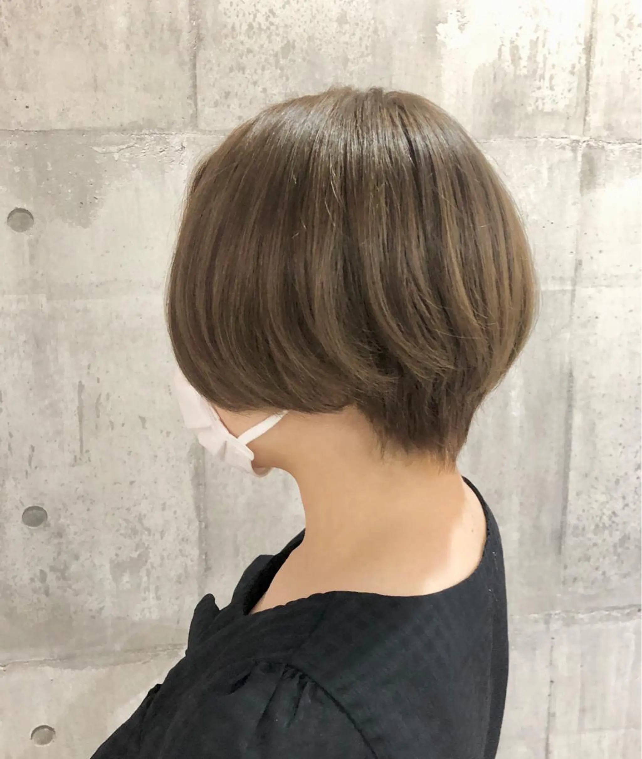 ショート カラー ハンサムショート ショートヘア 興津/韓国レイヤー ダブルカラー美髪縮毛のヘアスタイル