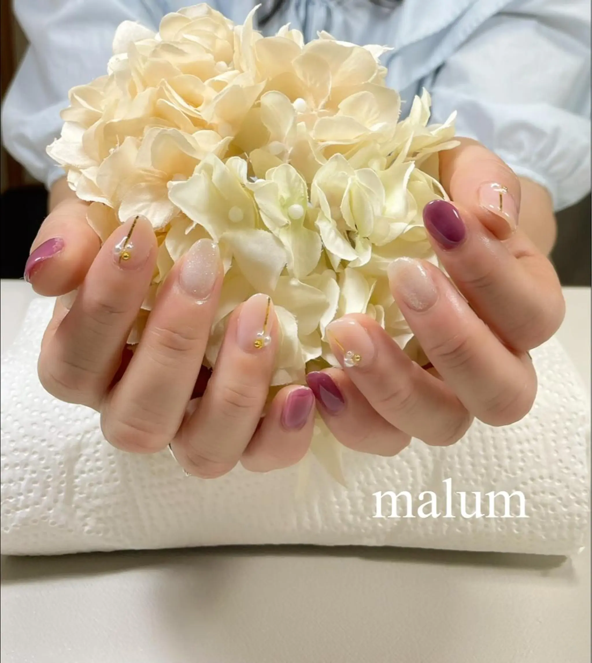 ネイル ハンドネイル malum nailのネイルデザイン