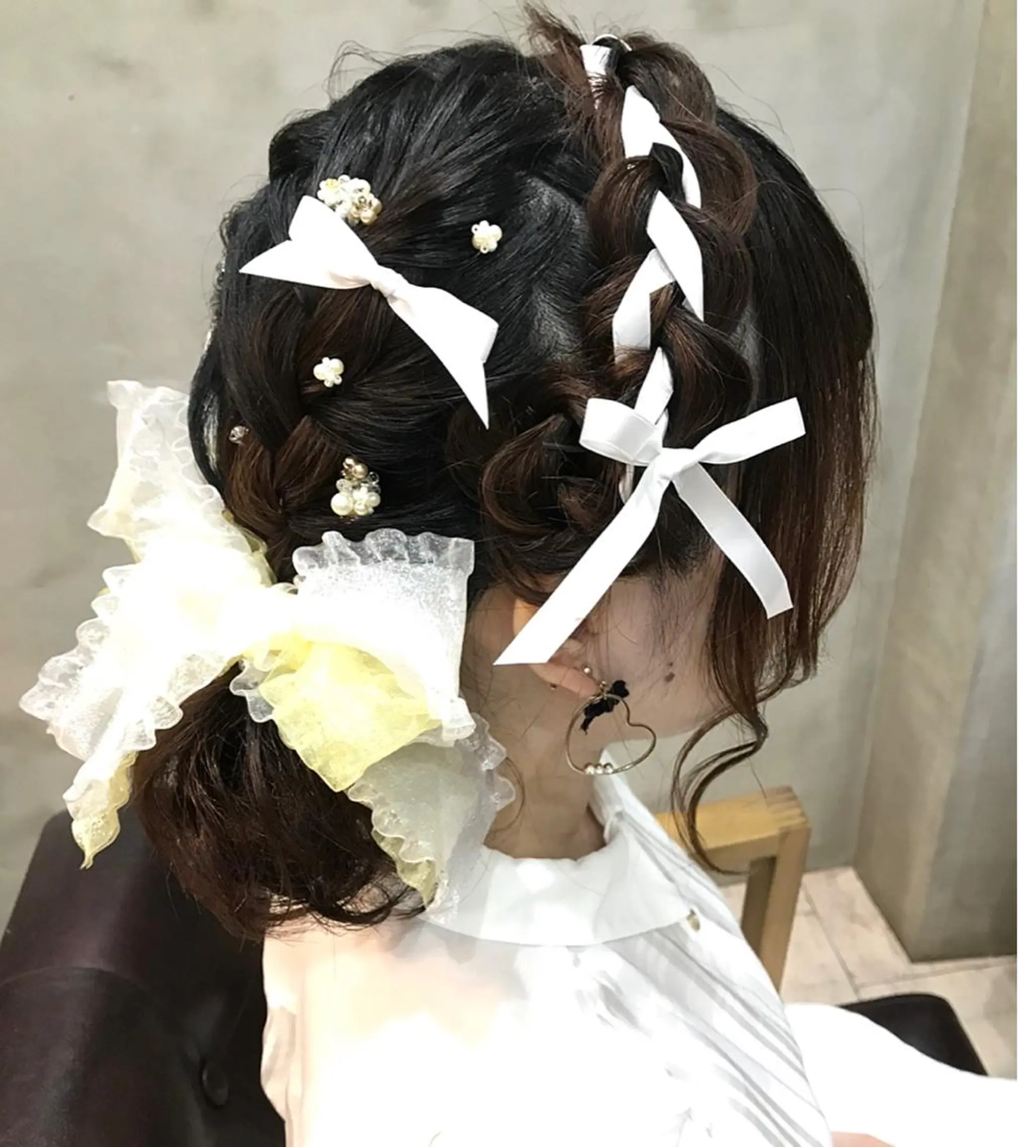 ミディアム まつパ・ヘアセット ♡Chinami♡のマツエク・マツパデザイン