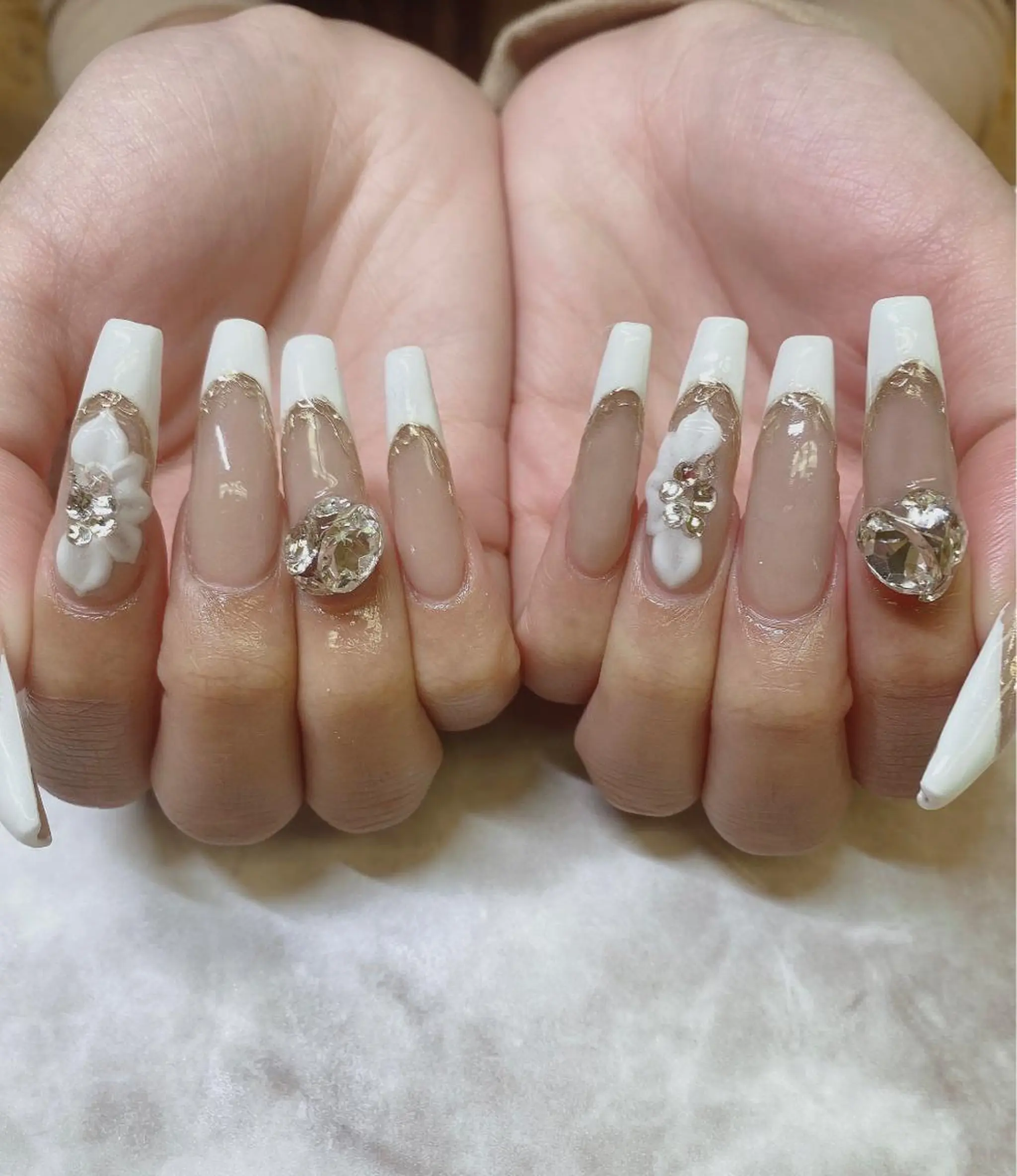 ロング JNA認定講師🌸 RIEのネイルデザイン