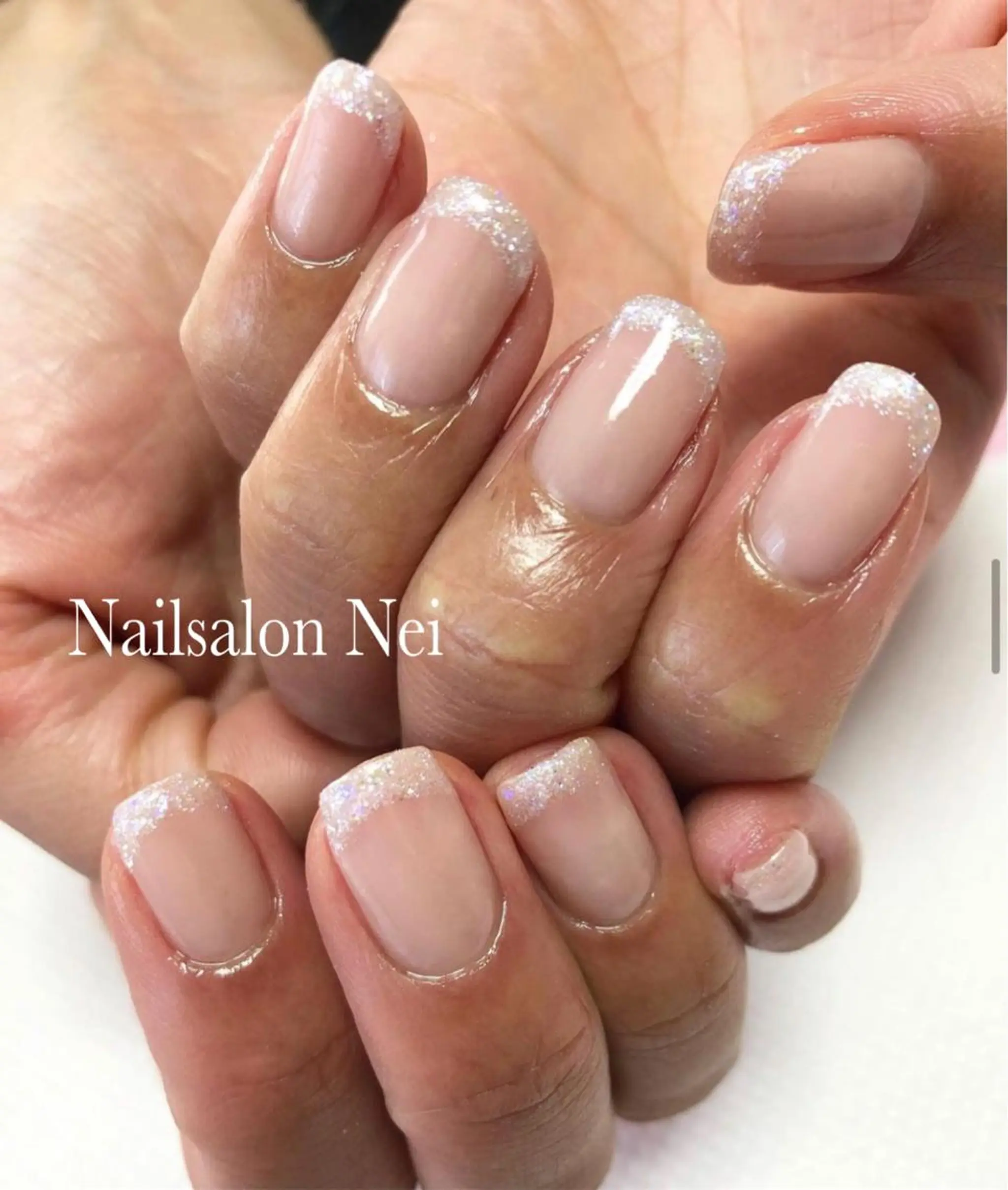 ネイル フレンチネイル オフィスネイル シンプルネイル Nailsalon Ｒ《喜多見3分》のネイルデザイン