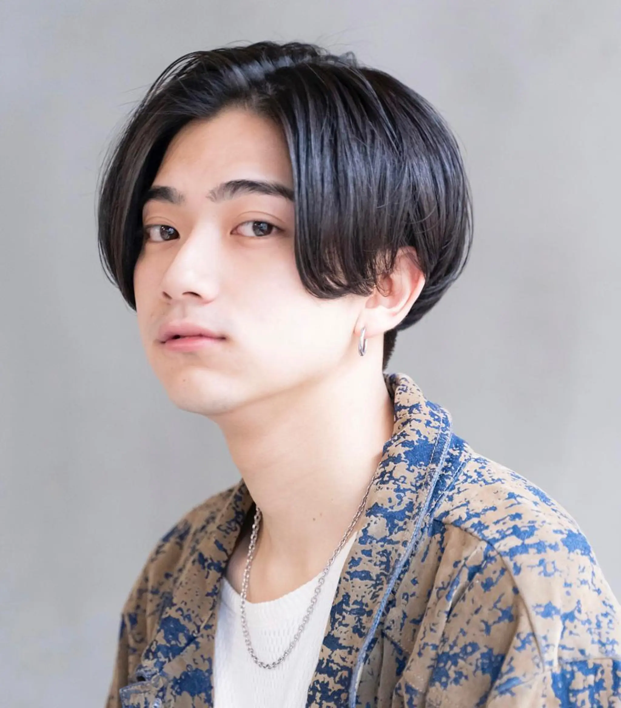 ショート カラー パーマ メンズ 新宿/韓国ヘア/ 髪質改善ストレートのヘアスタイル