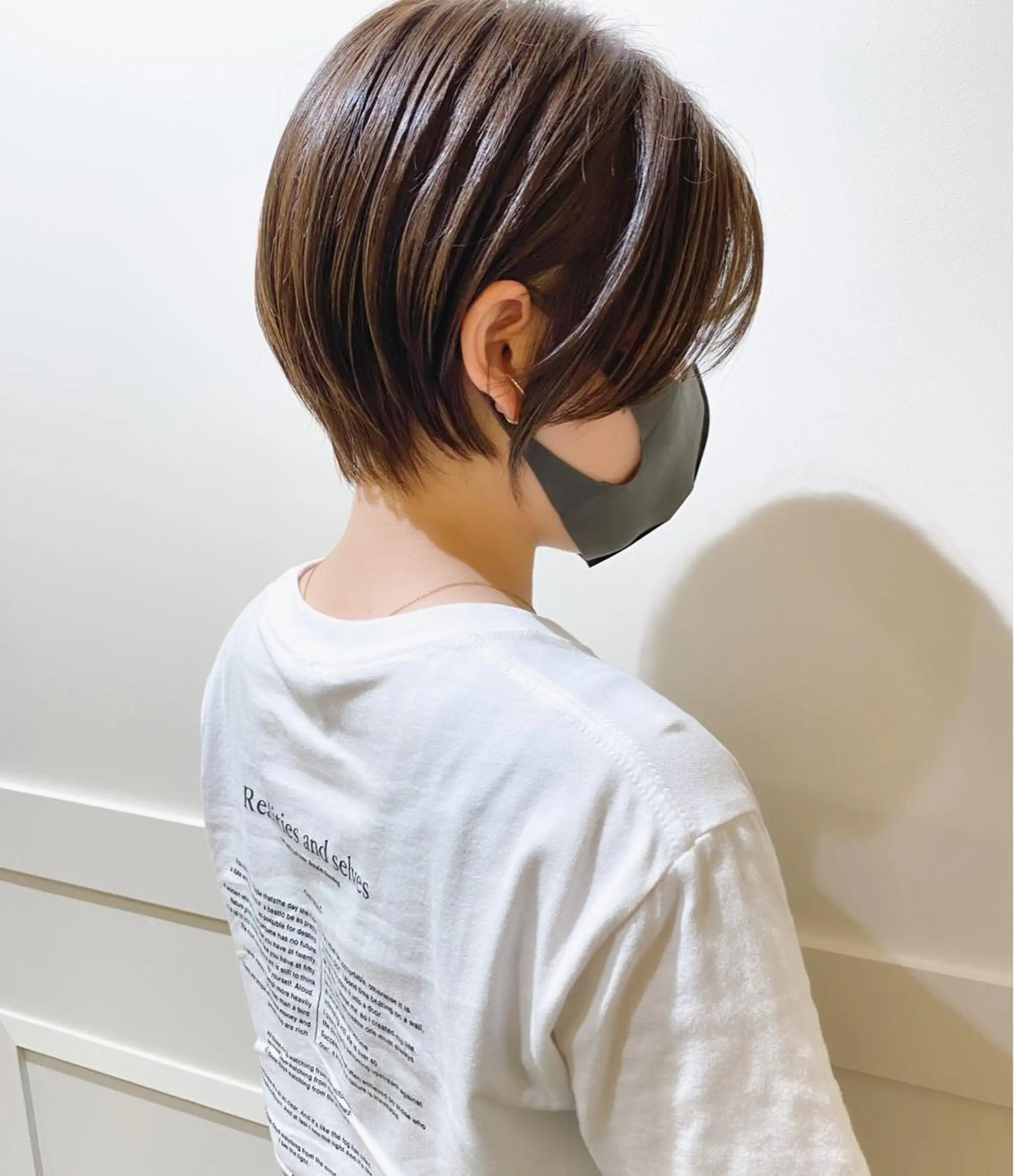 ショート カラー ボブ　ショート 特化 迫田紘史のヘアスタイル