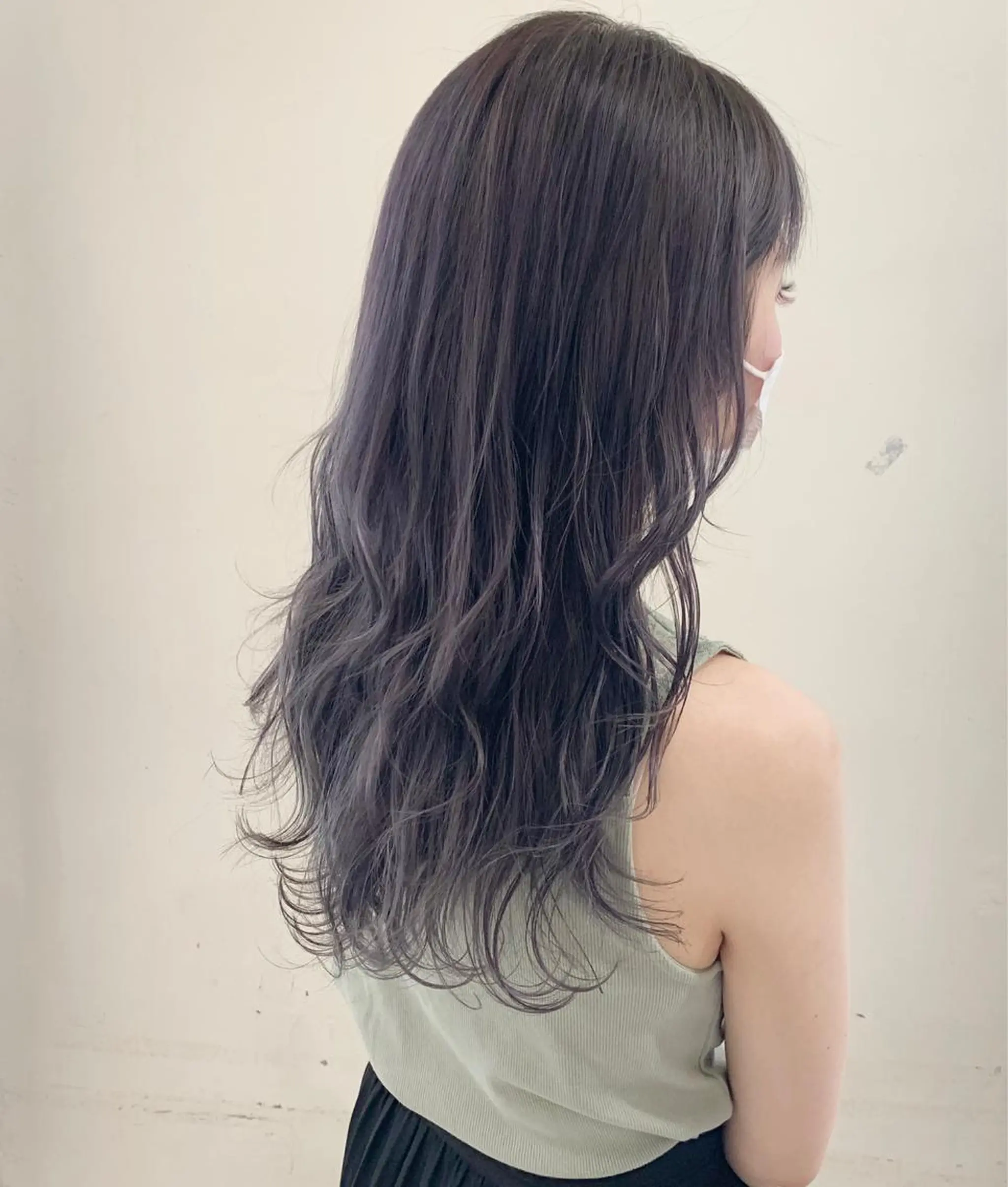 カラー ラベンダーカラー ラベンダーグレー ヘアカラー トリートメント 窪田 椋介のヘアスタイル