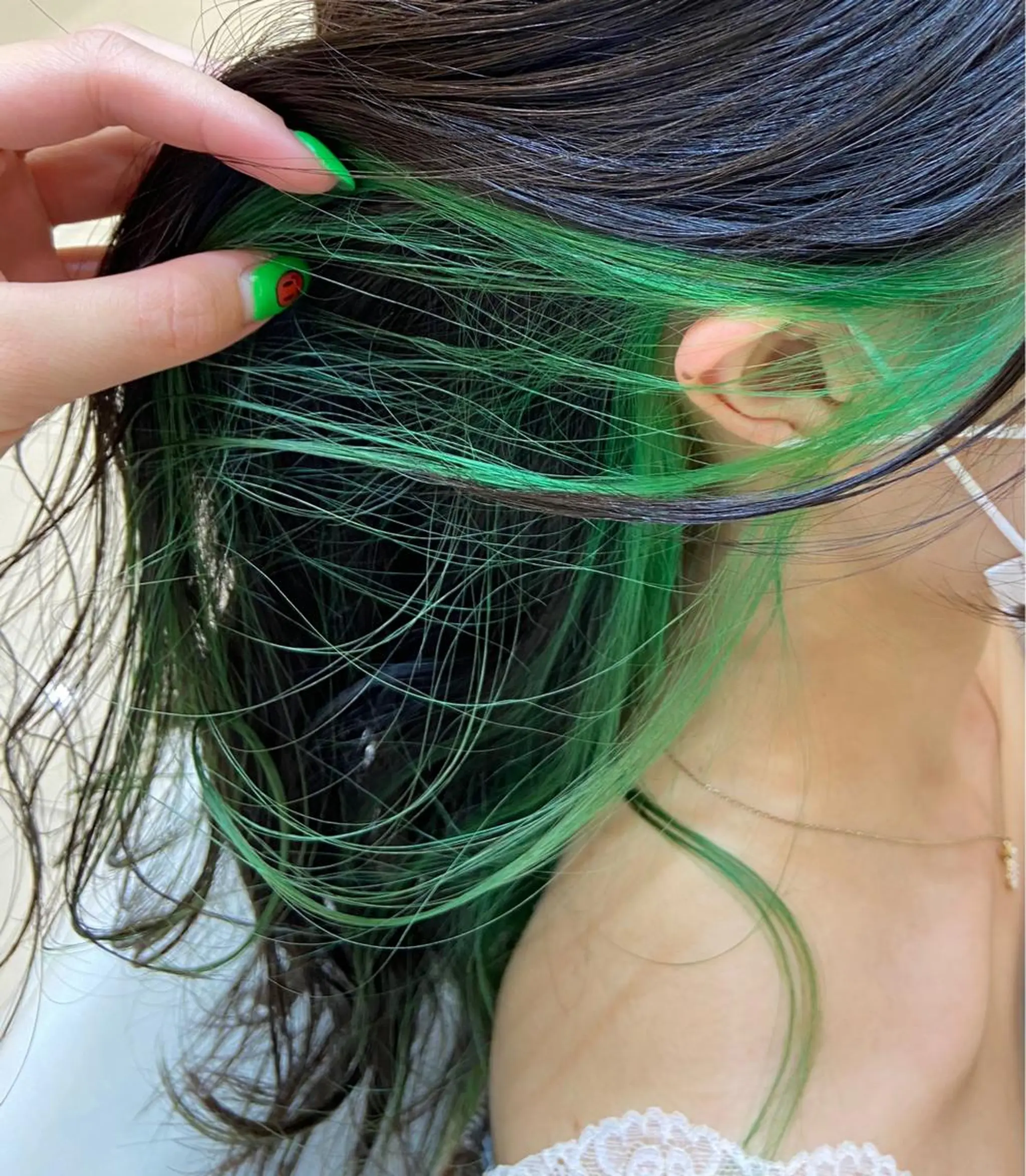 ロング プルエクステ/インナ ーカラー🦊はるなのヘアスタイル