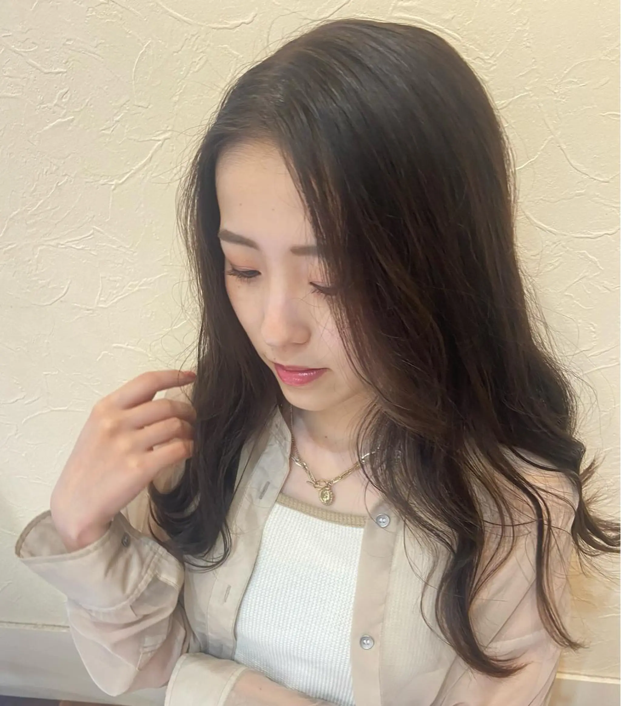 ロング 韓国風ヘア 🌷透明感カラー🌷 内田零菜のヘアスタイル