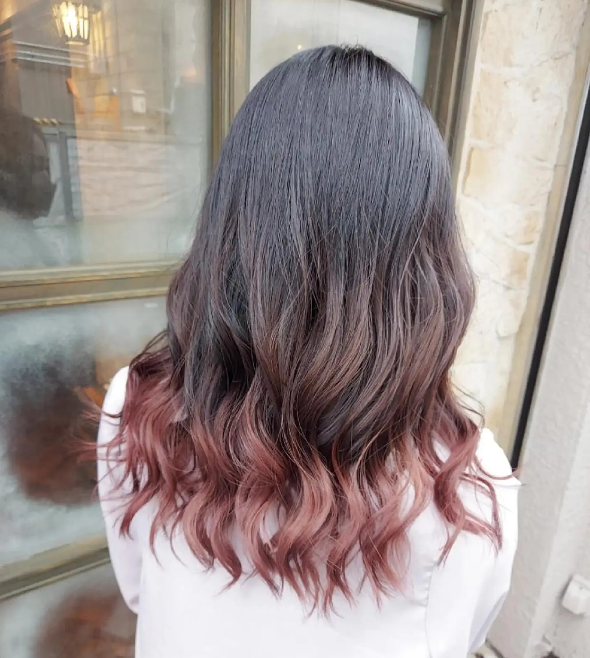 ロング カラー グラデーションカラー ピンクカラー ヘアカラー トリートメント ブリーチ・ハイトーン 特化🎉内山のヘアスタイル