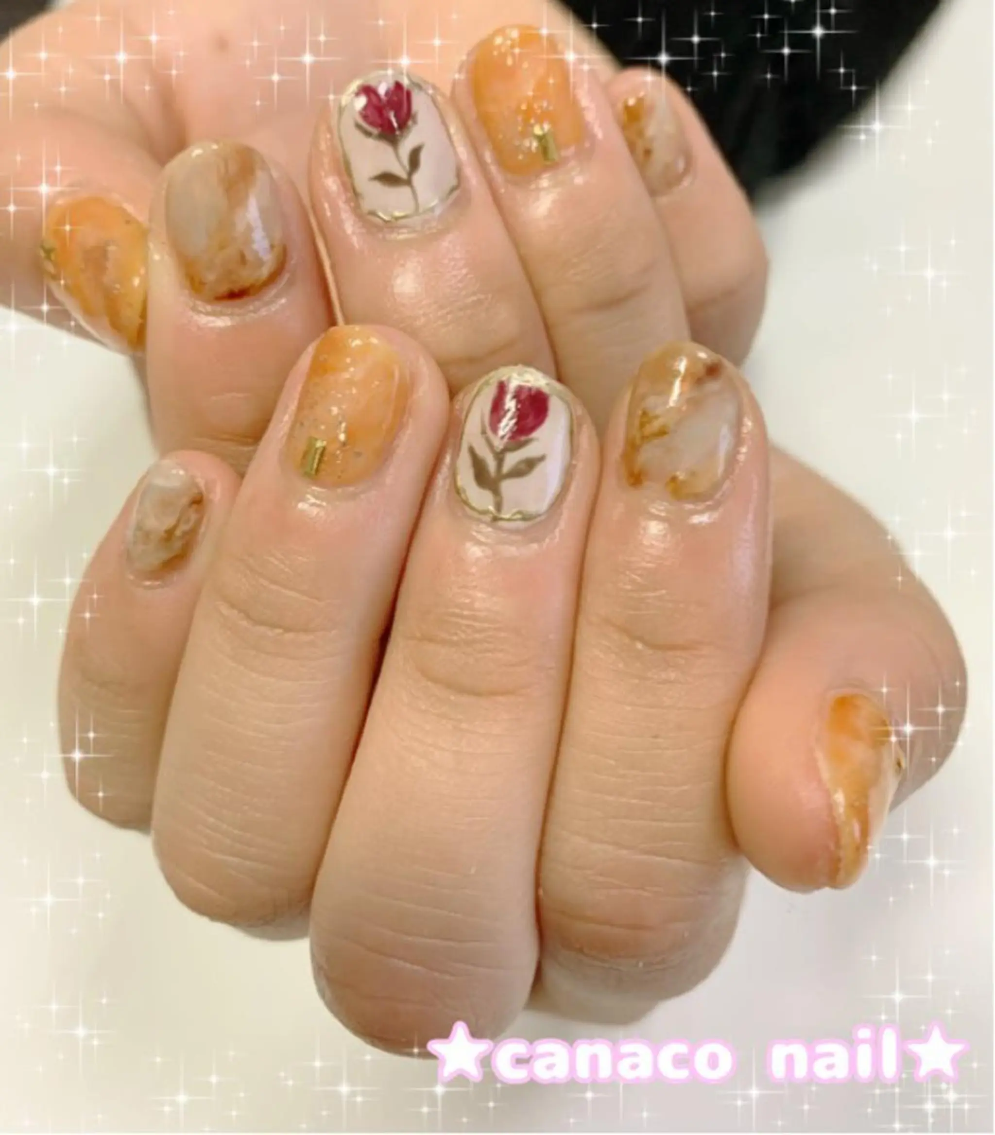 ネイル ハンドネイル ハンドケア ベテランネイル cnc  nailのネイルデザイン